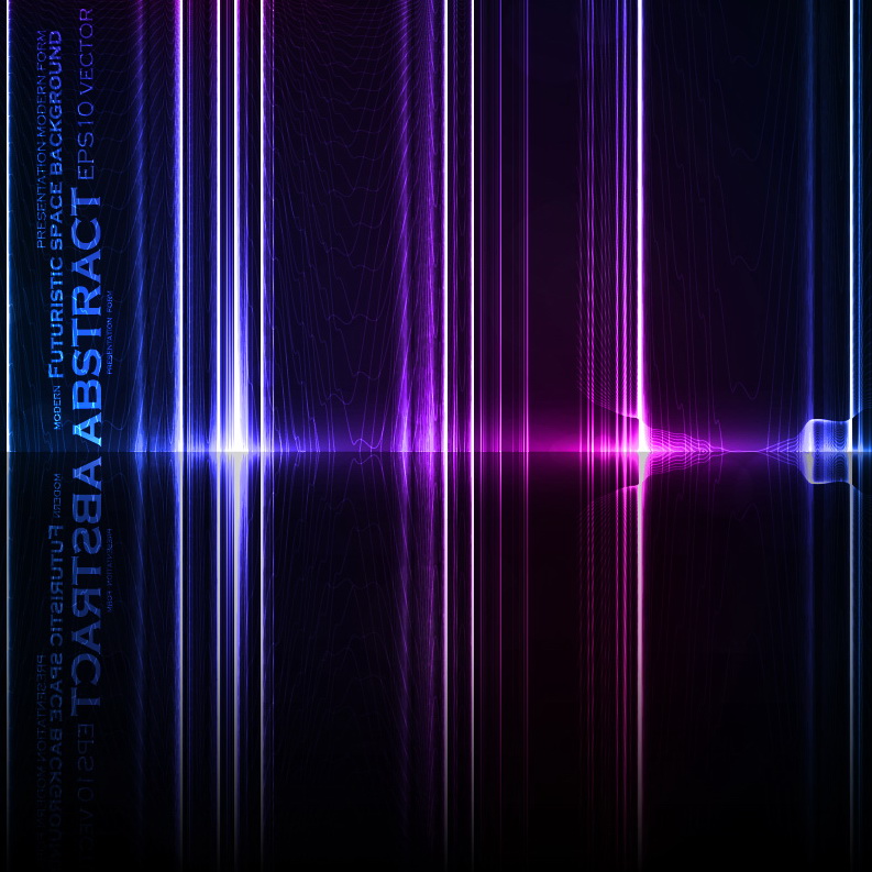 futuristic space abstract background vector