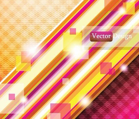 set of abstract mosaic vector backgrounds