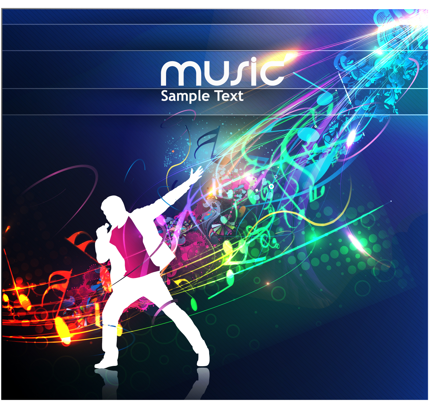 music party11 vector backgrounds part