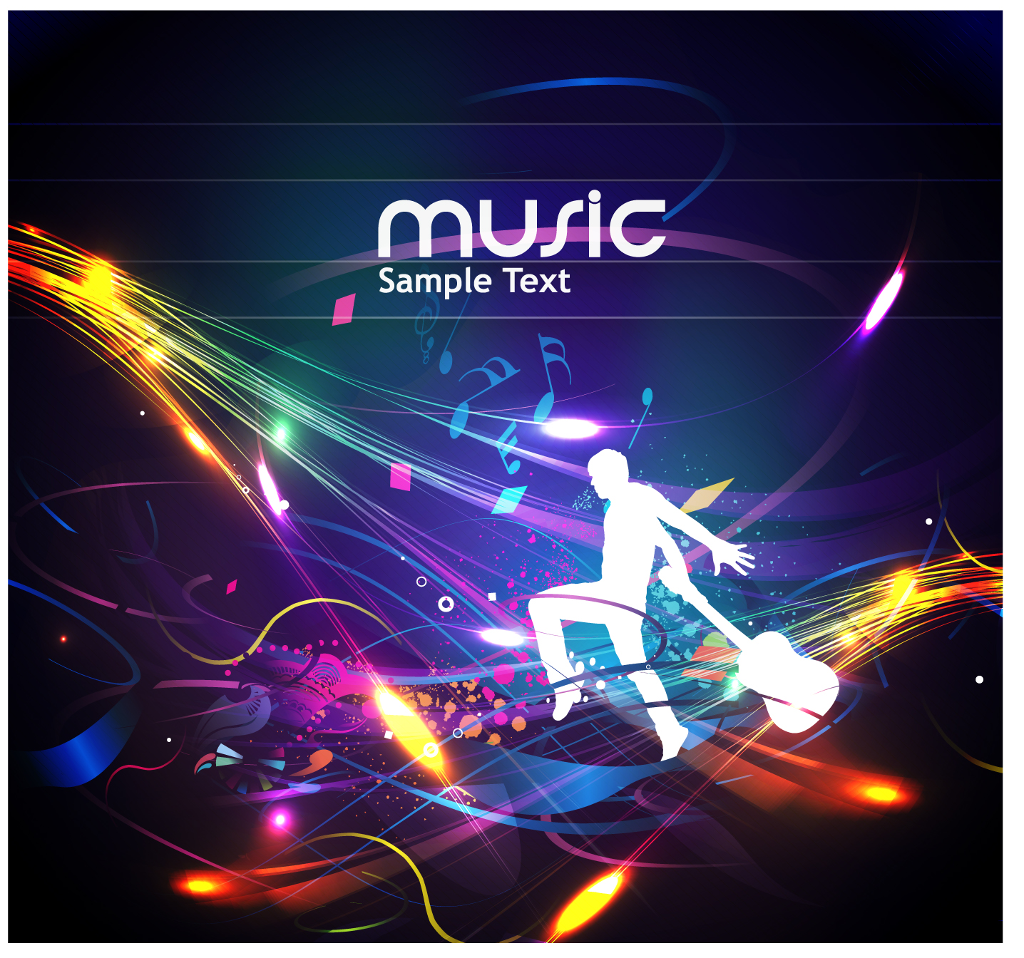 music party11 vector backgrounds part