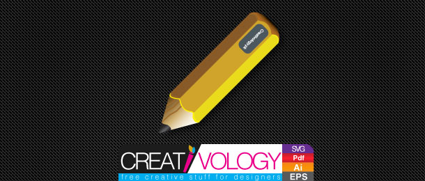 pencil advertising background 3d yellow closeup decor