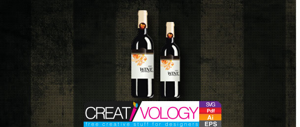 wine advertising banner shiny realistic design