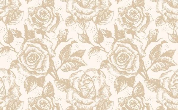 roses background retro repeating design