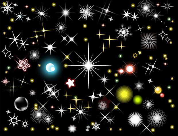 sparkling element design dark backdrop