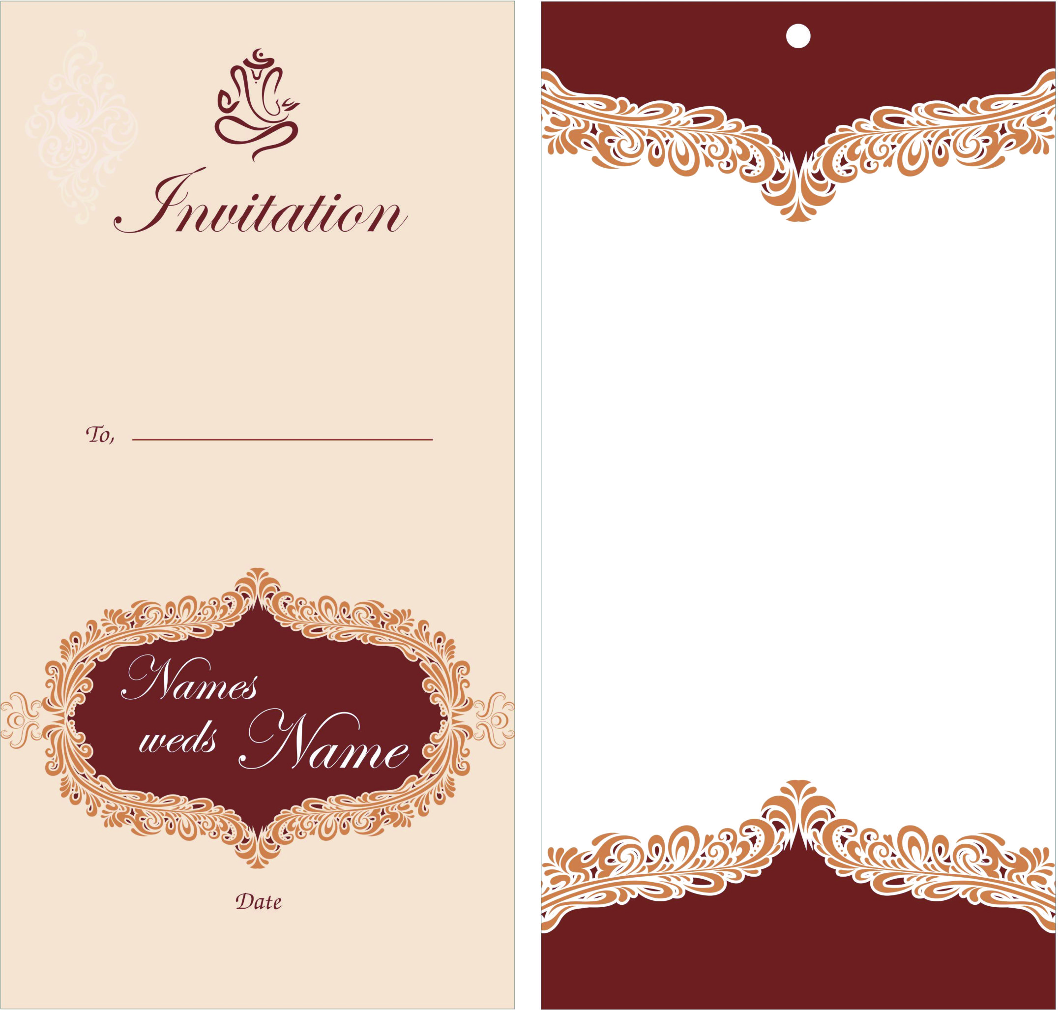 wedding card design