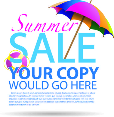 vector summer sale design background graphics