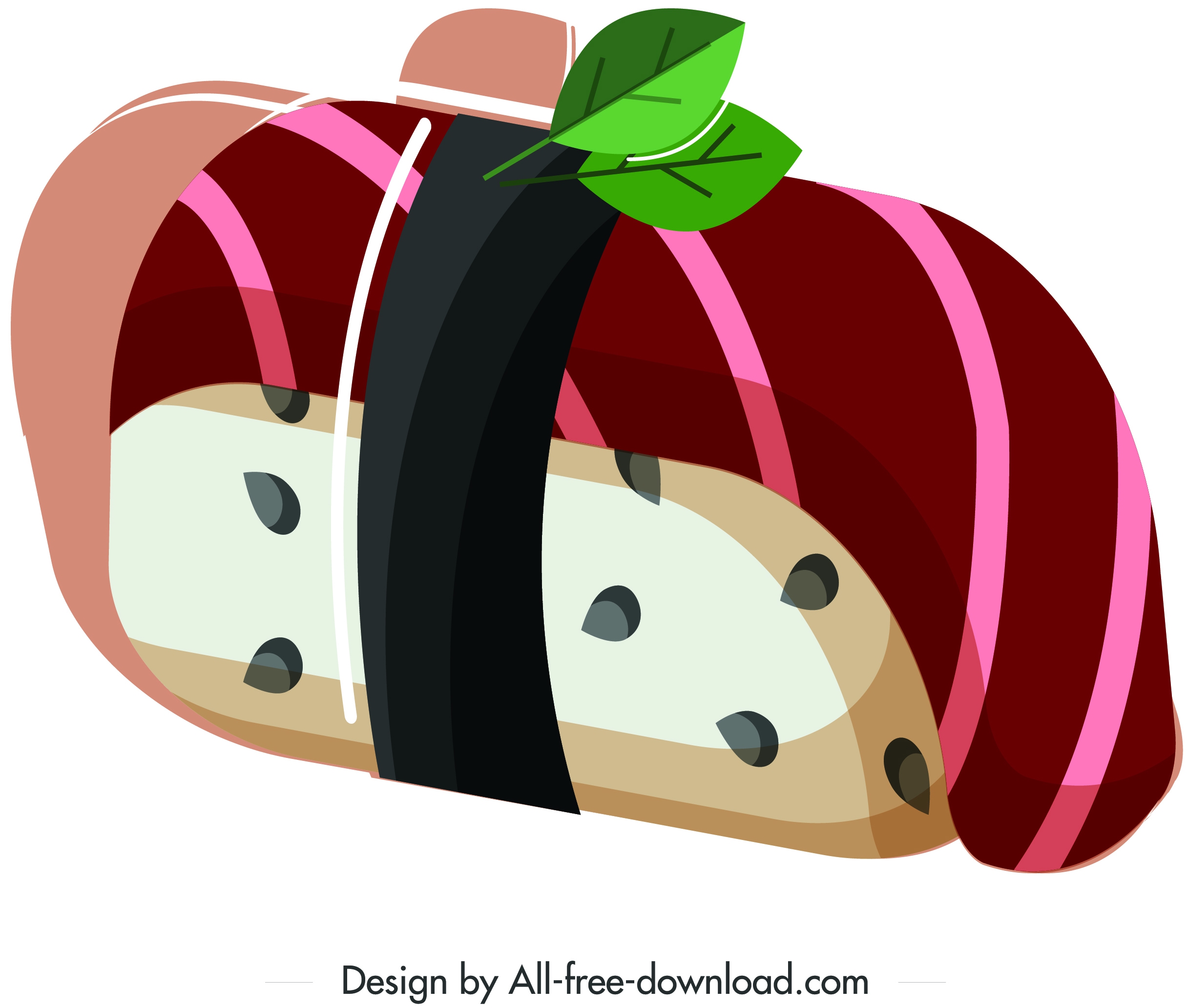 sushi cuisine icon classical colored decor