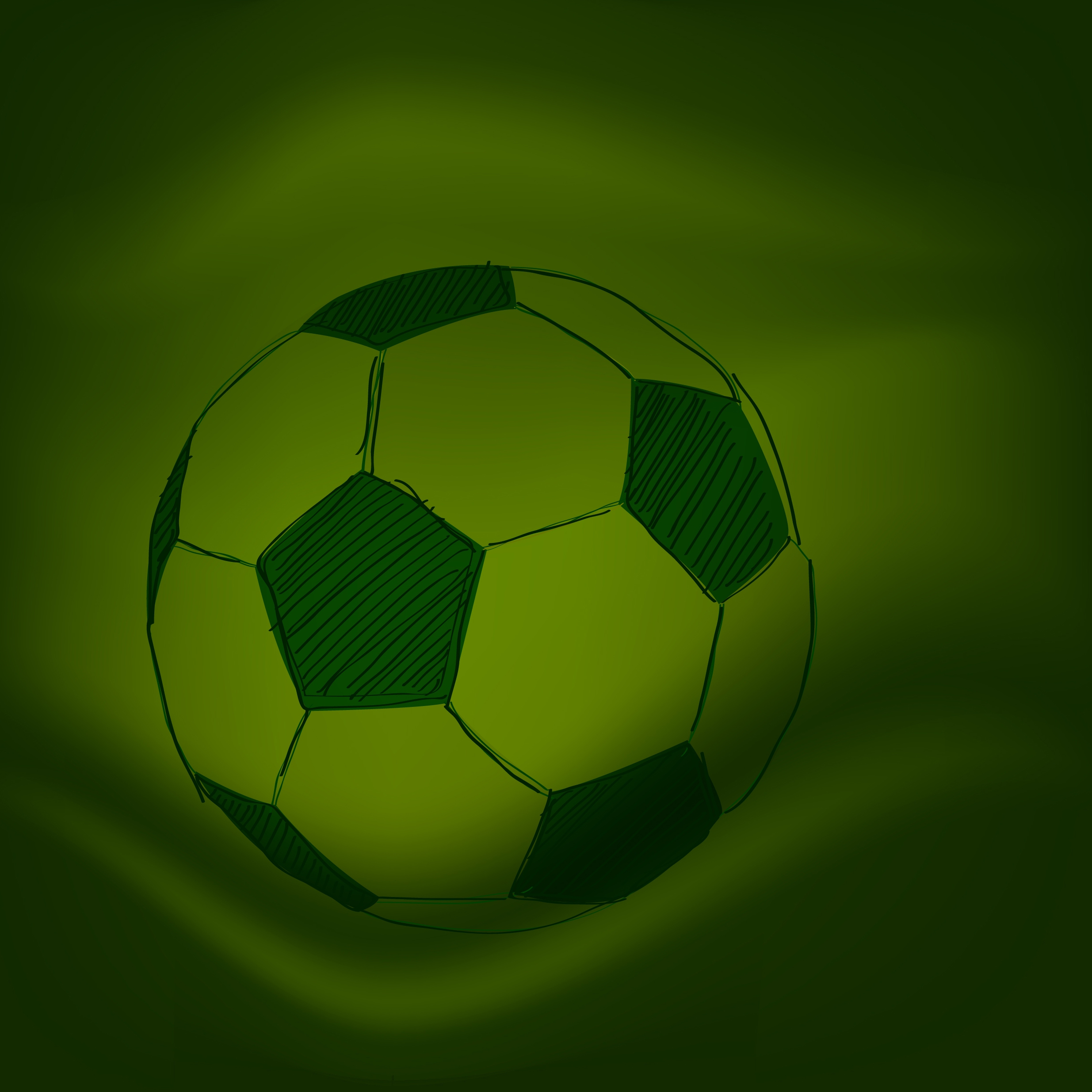 soccer ball background dark sketch