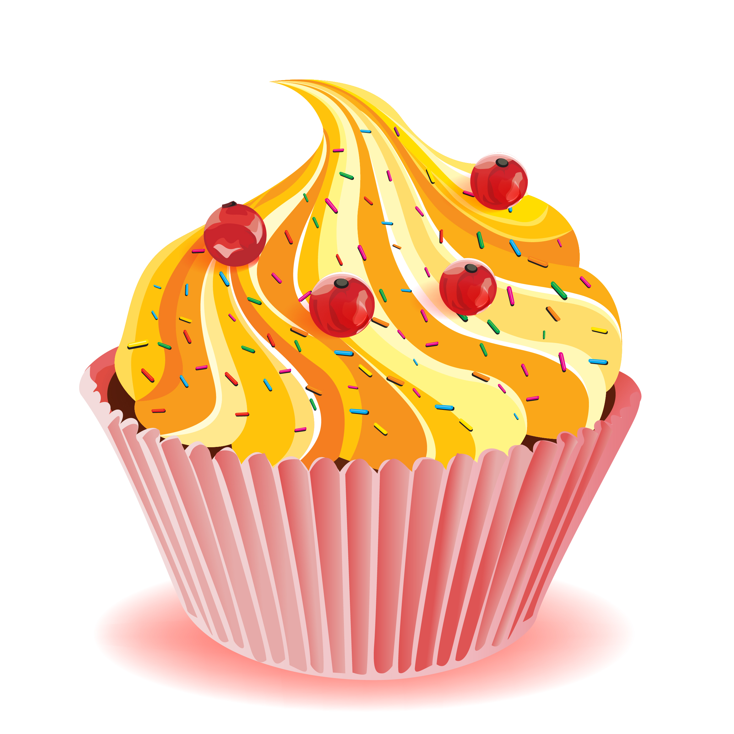 cupcake isolated