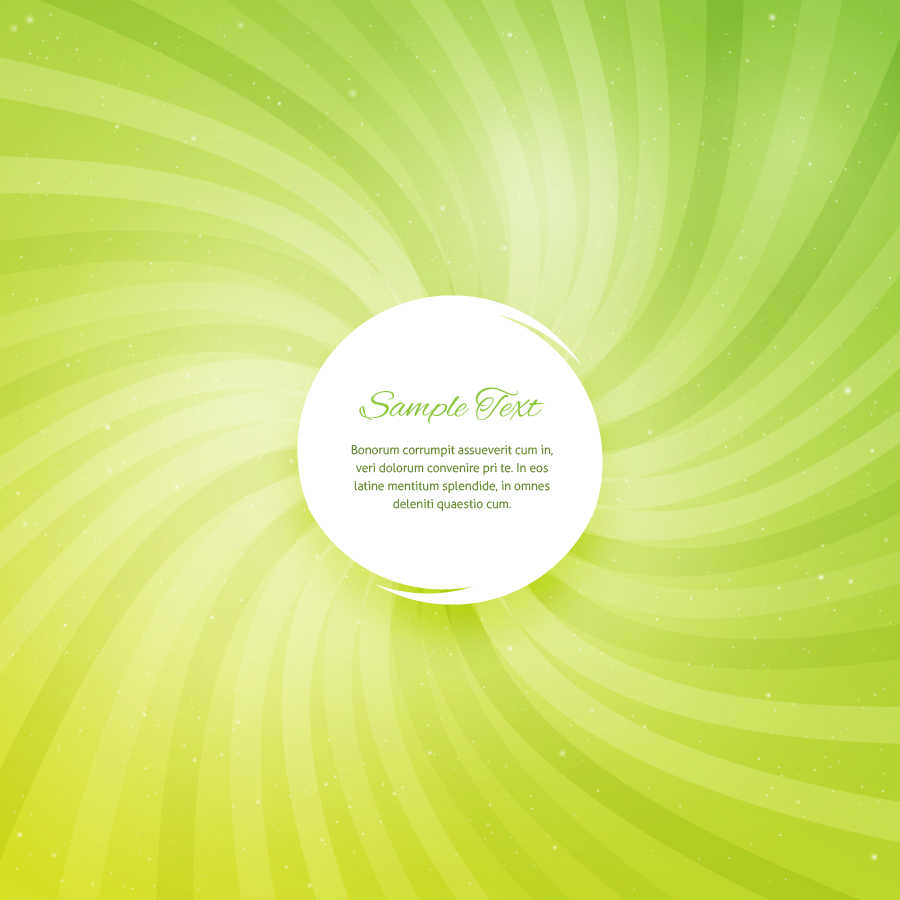 green spin background