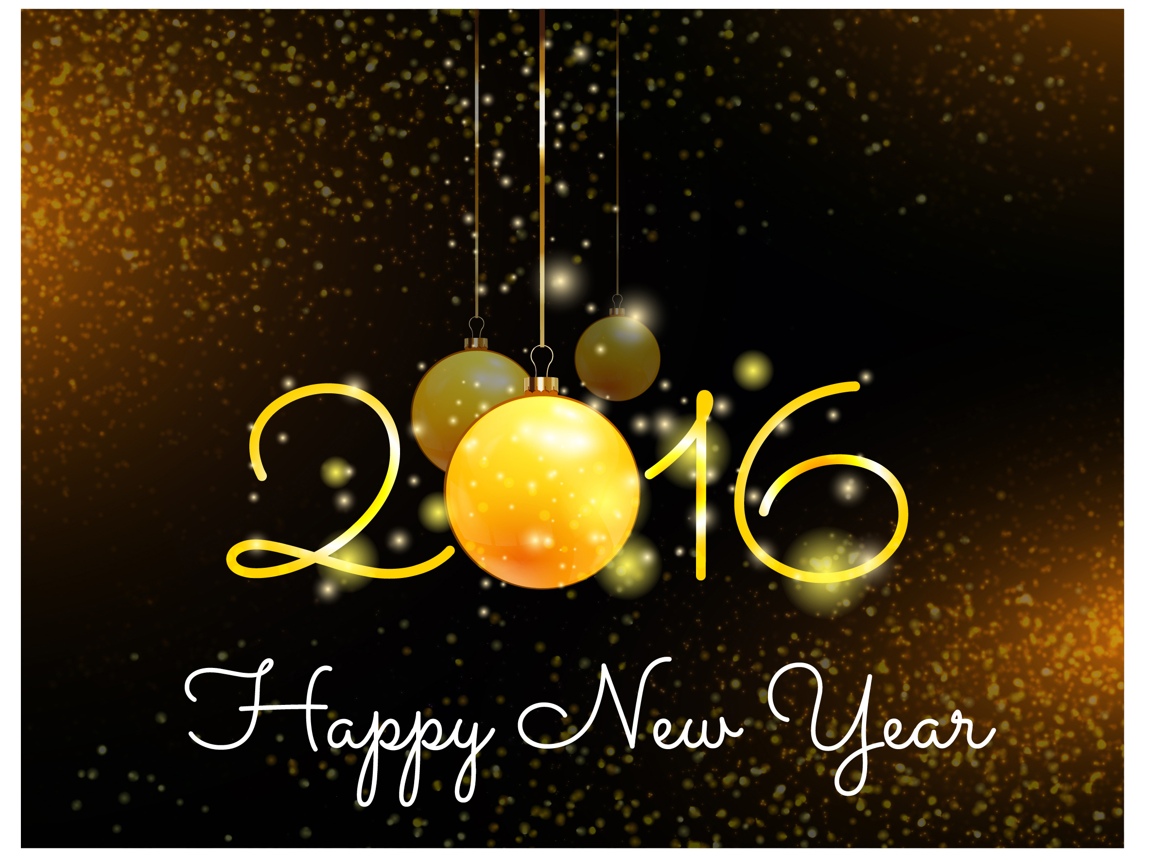 2016 happy new year background