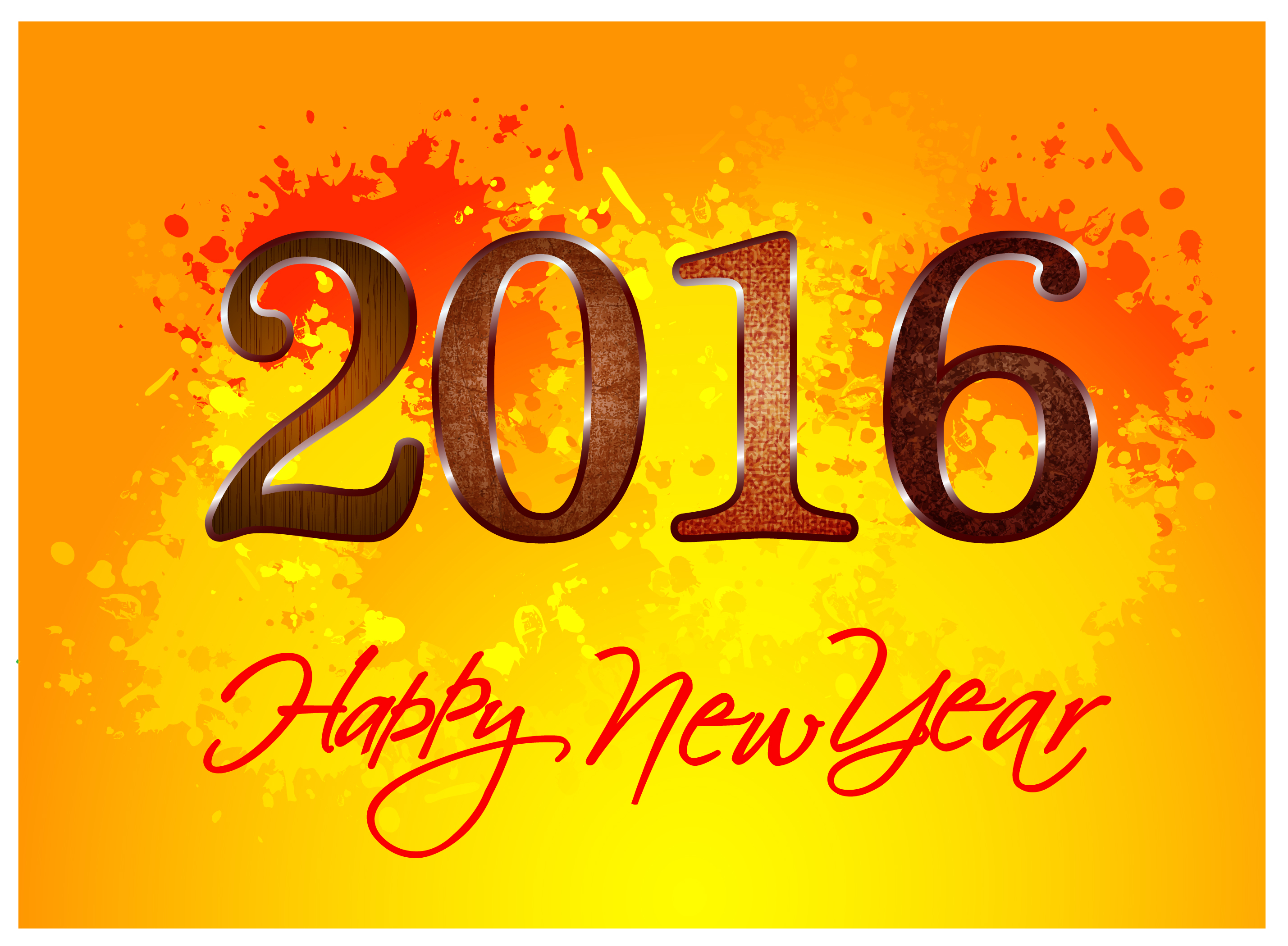 2016 happy new year background