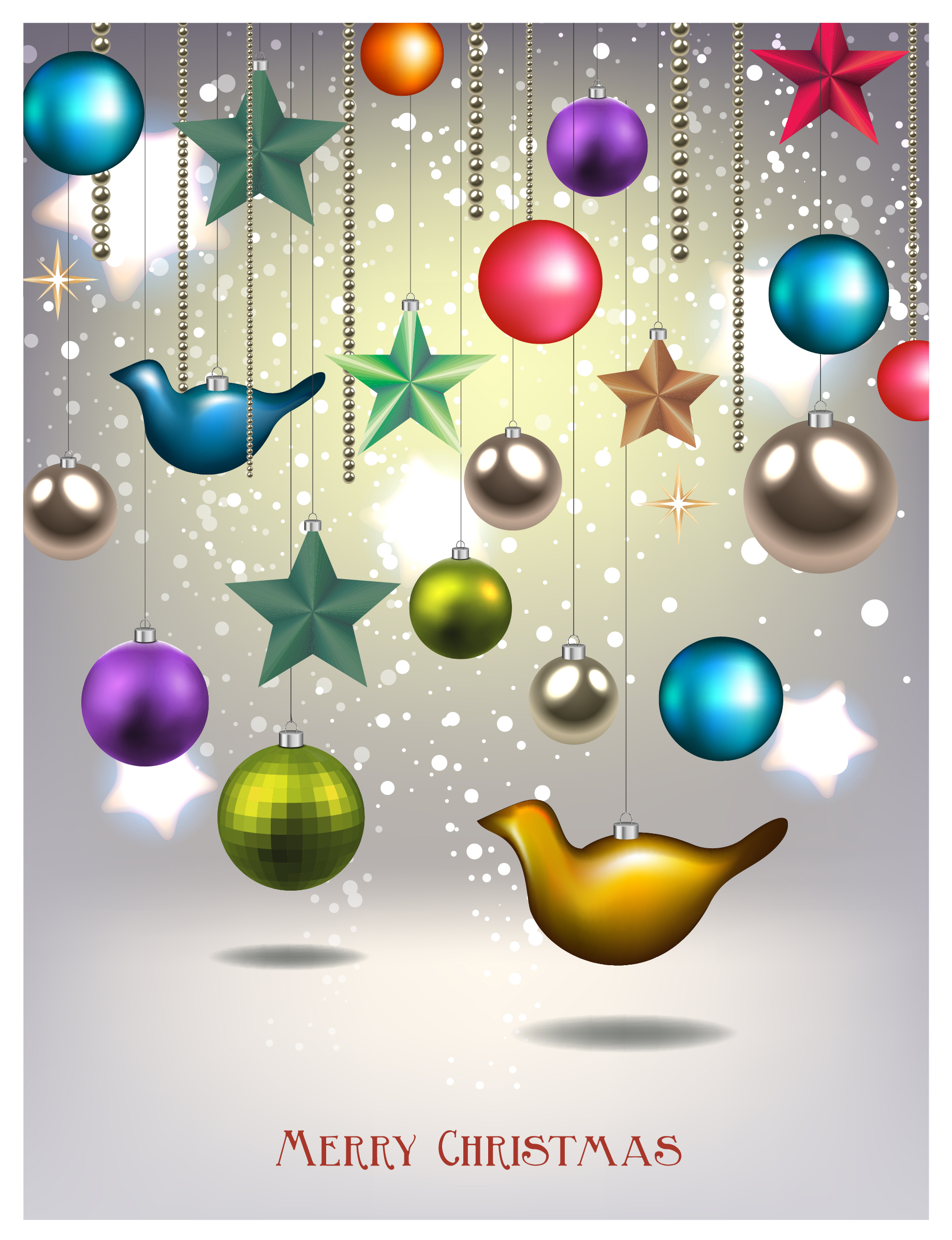 christmas decor element background