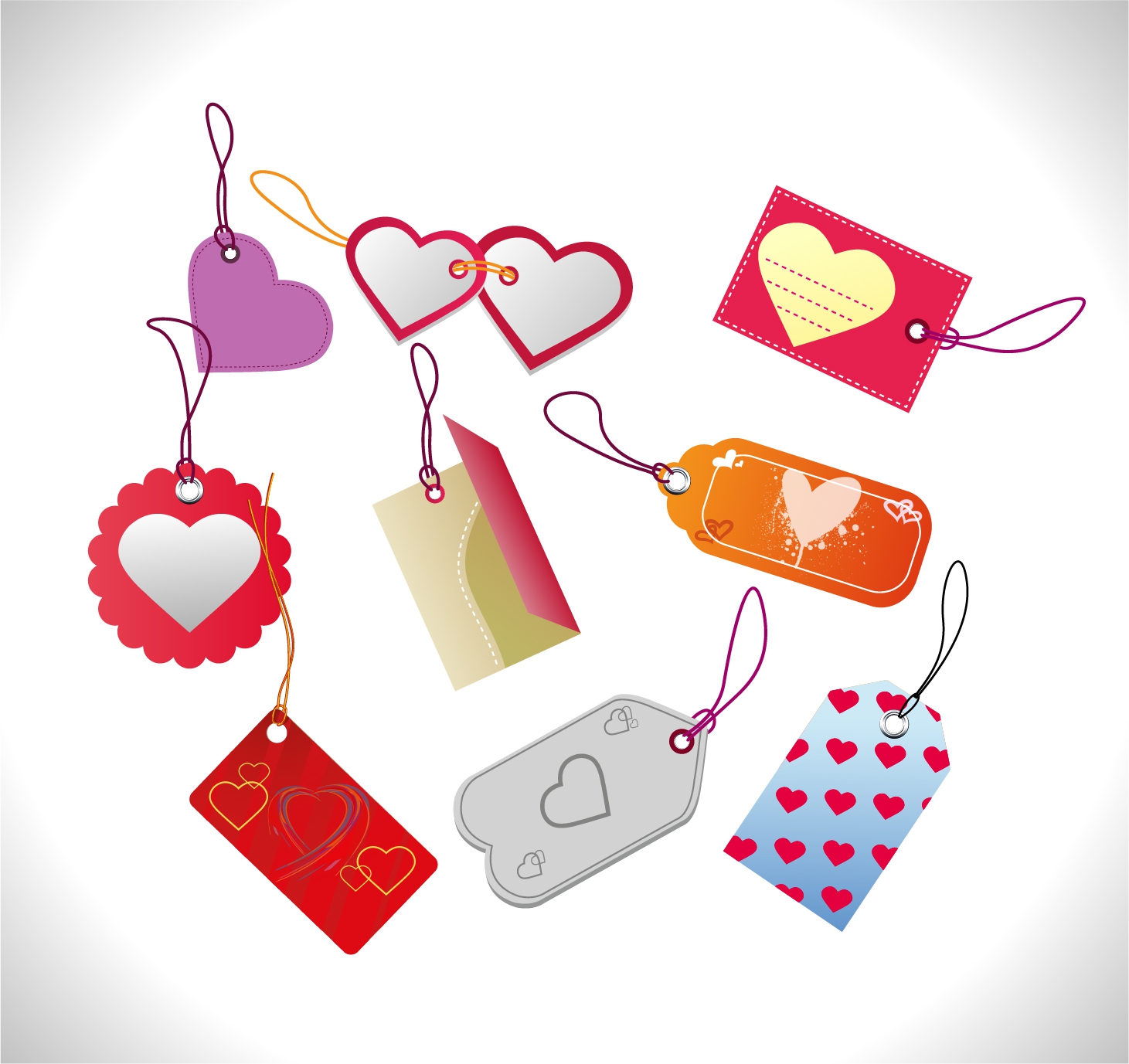 Valentines Day Sales Tags