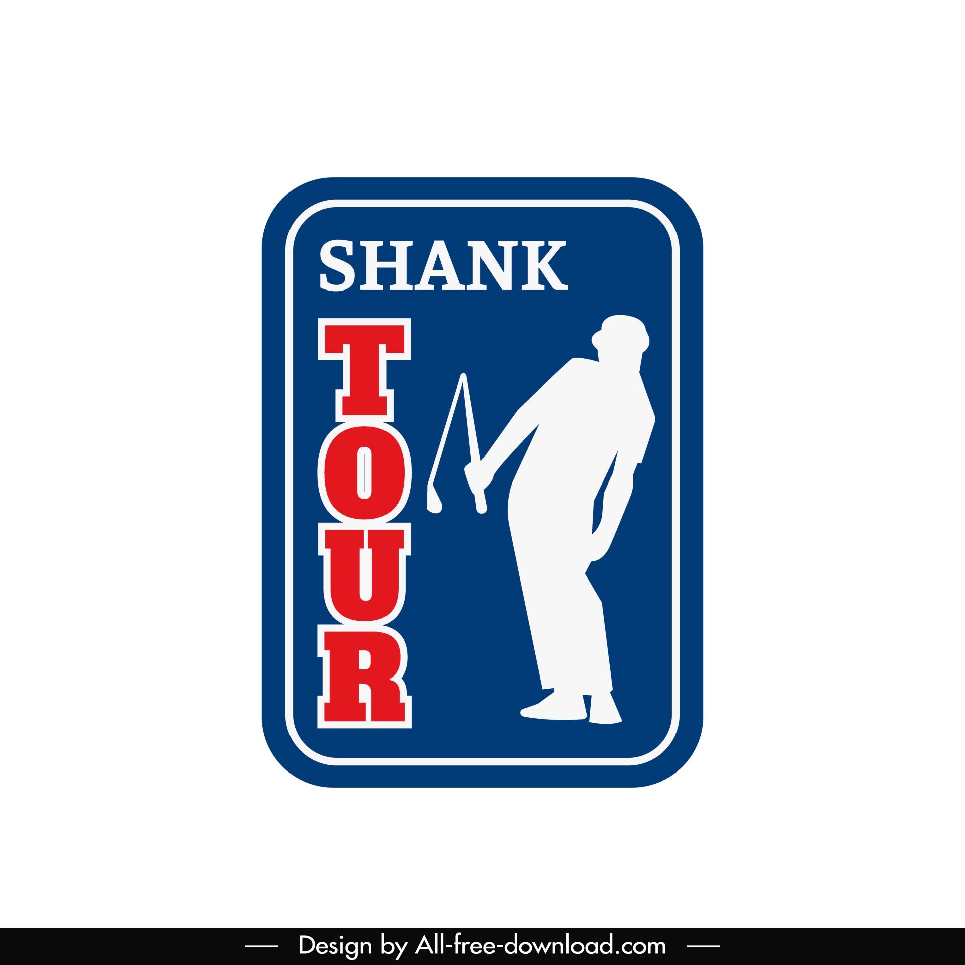 pga tour logo edited template flat sihouette