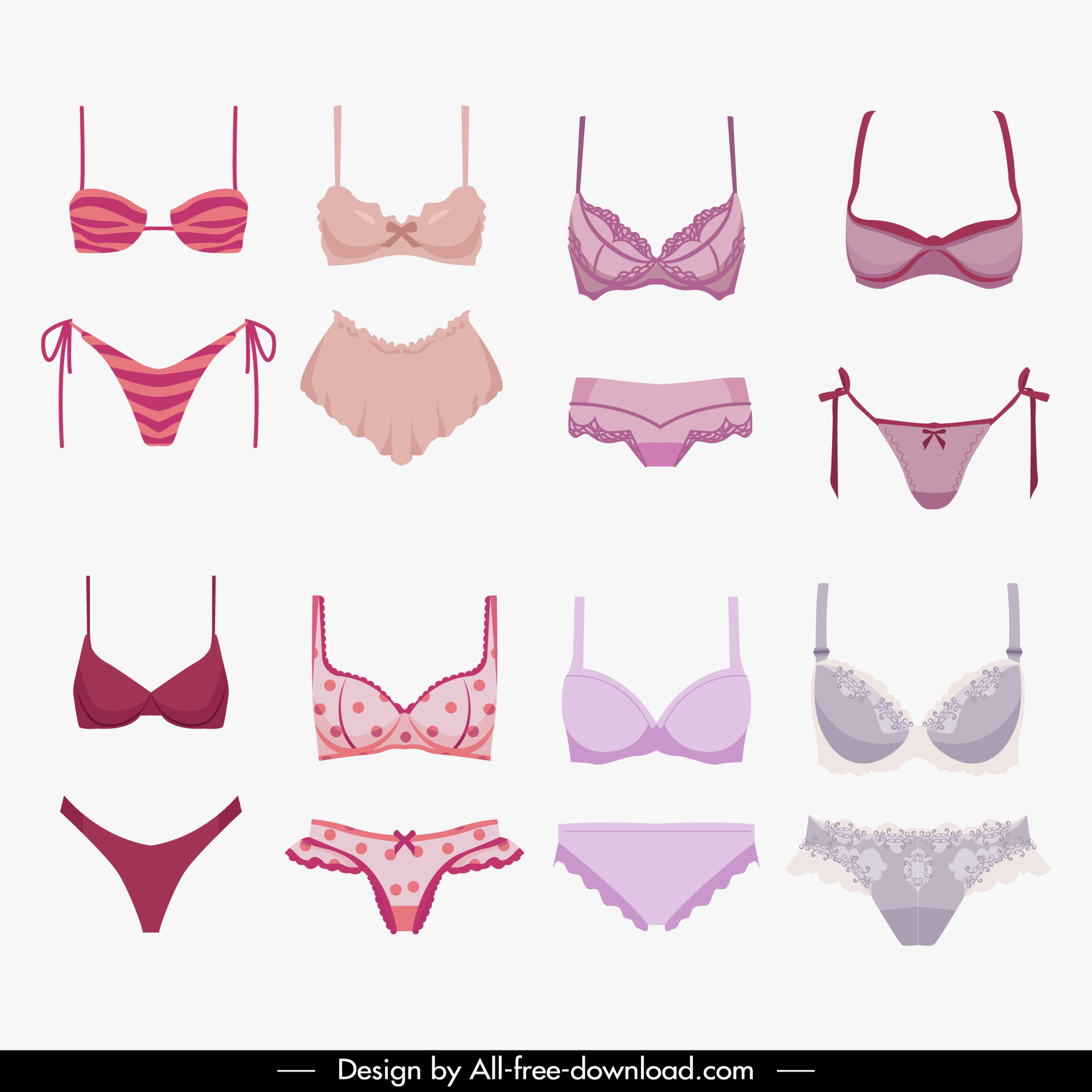 female underwear design templates sexy pairs design 