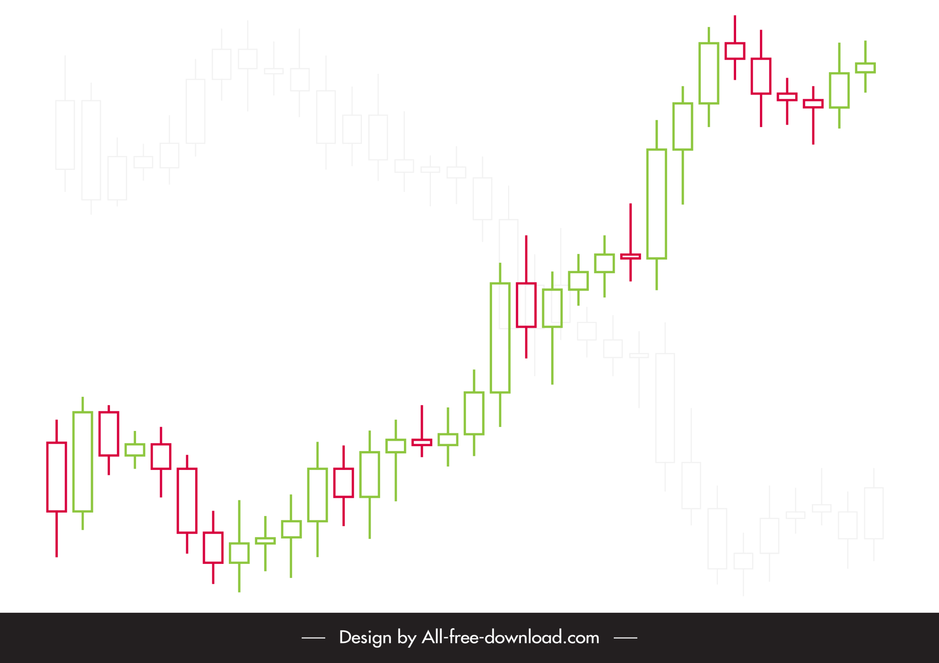 forex trading backdrop geometric chart outline