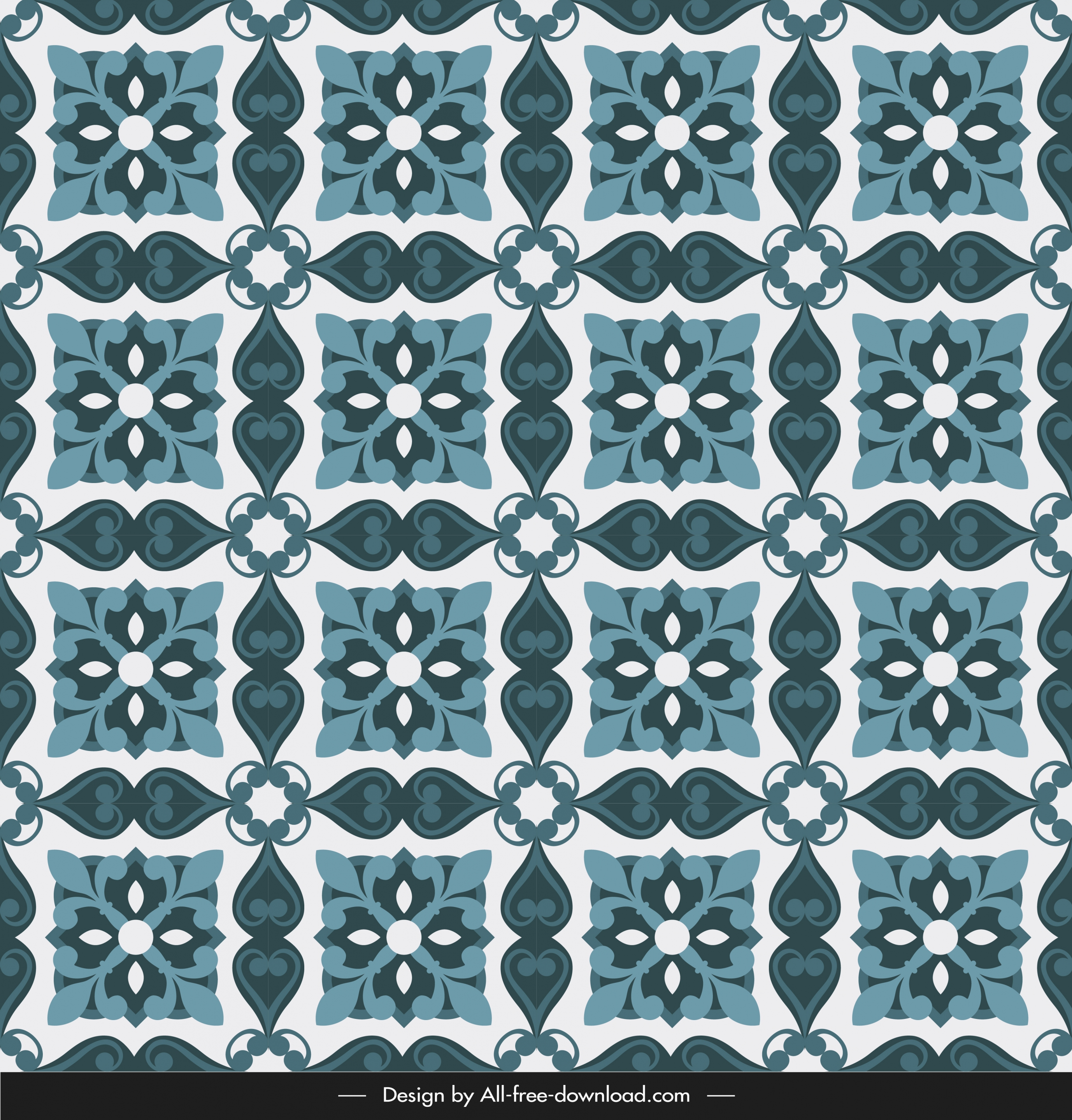 ceramic tile pattern template symmetric retro contrast repeating