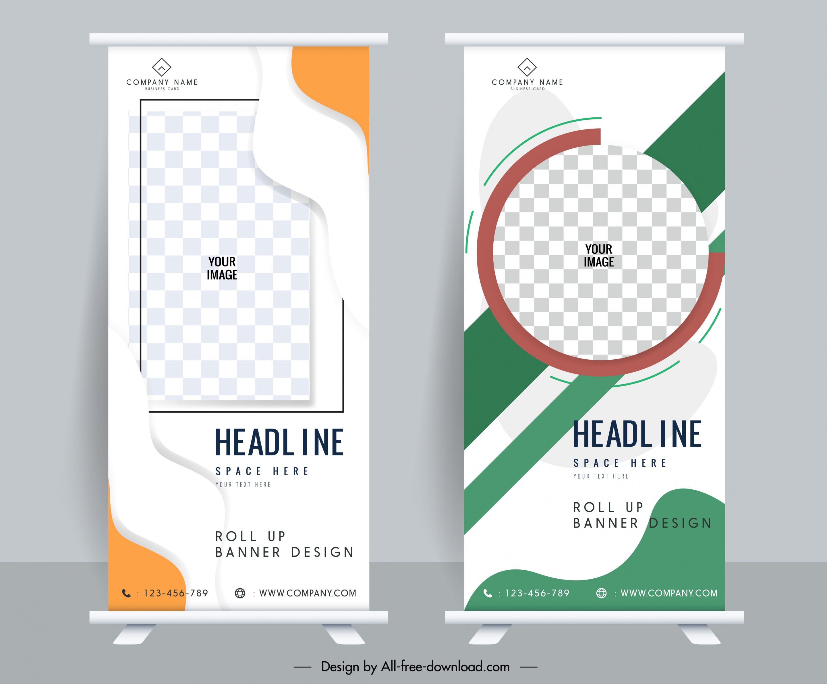 corporate poster templates modern bright vertical design checkered decor