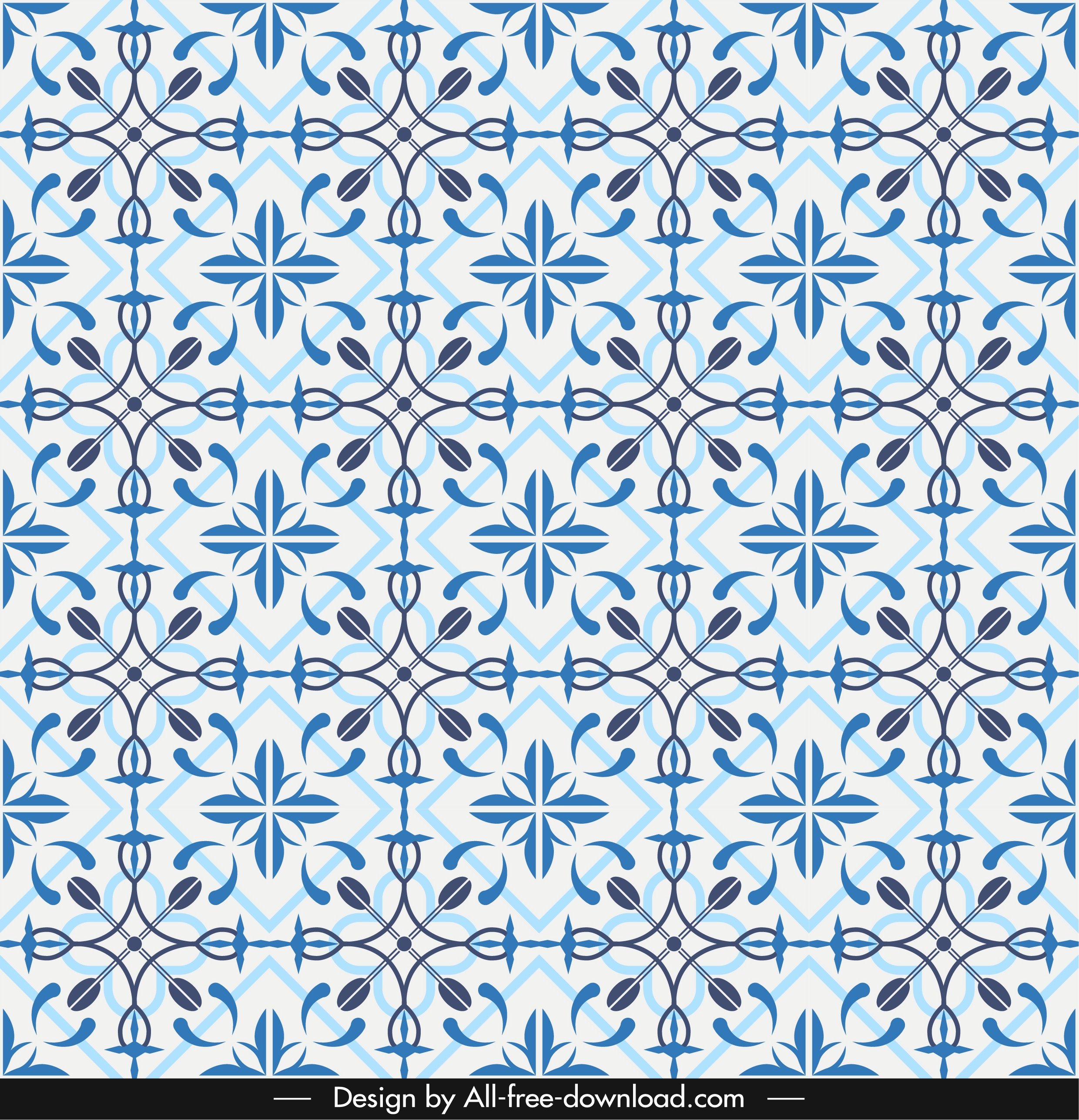 pattern template repeating symmetrical seamless decor