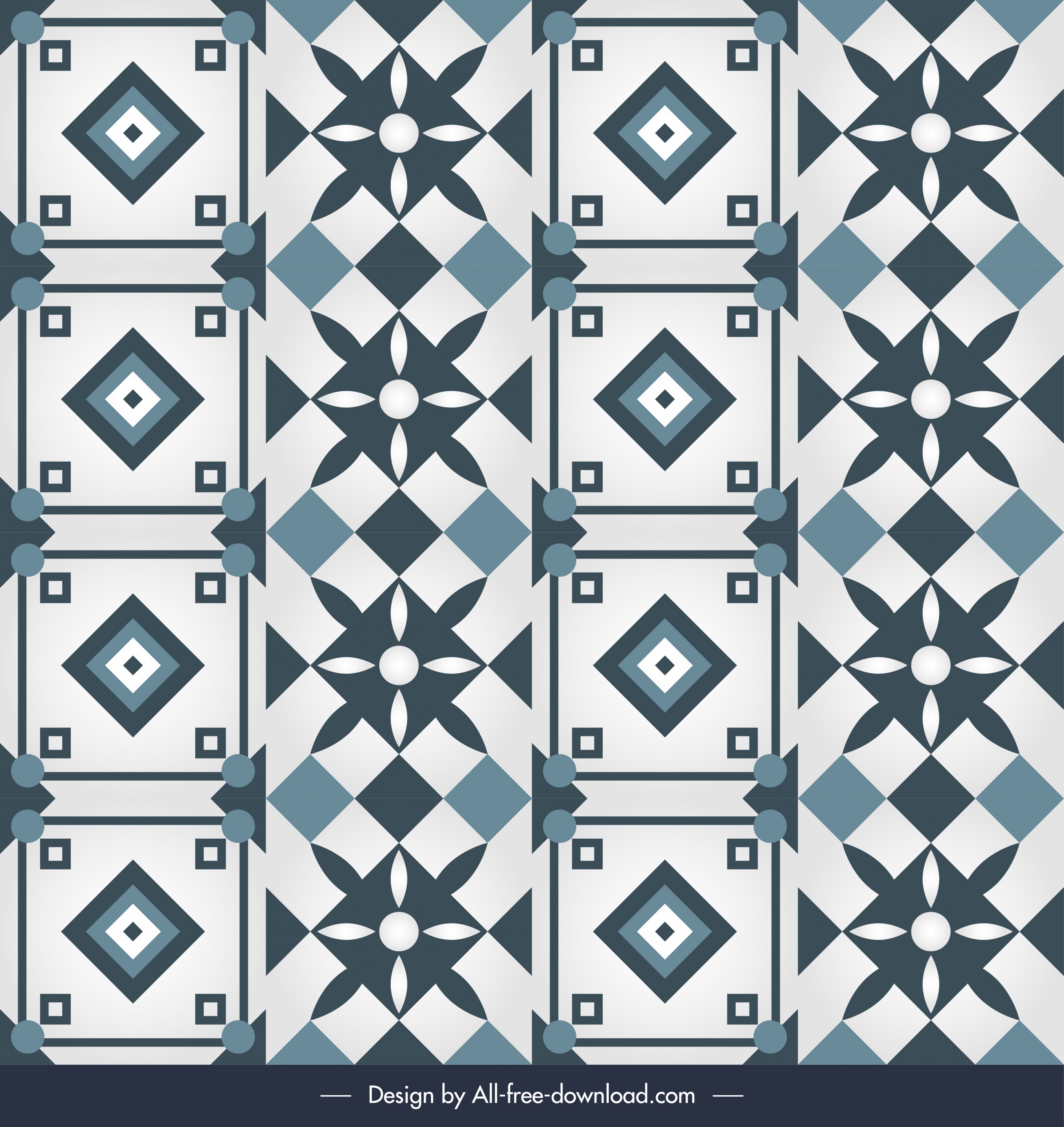 oriental pattern template classical flat repeating symmetrical decor