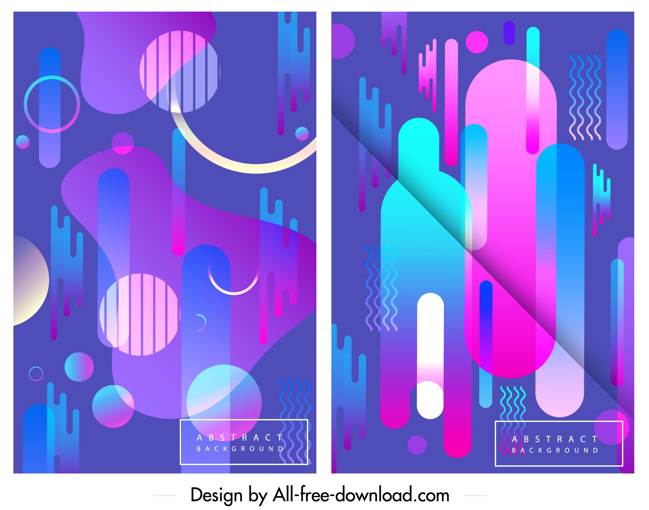 abstract background templates geometric design pink blue decor