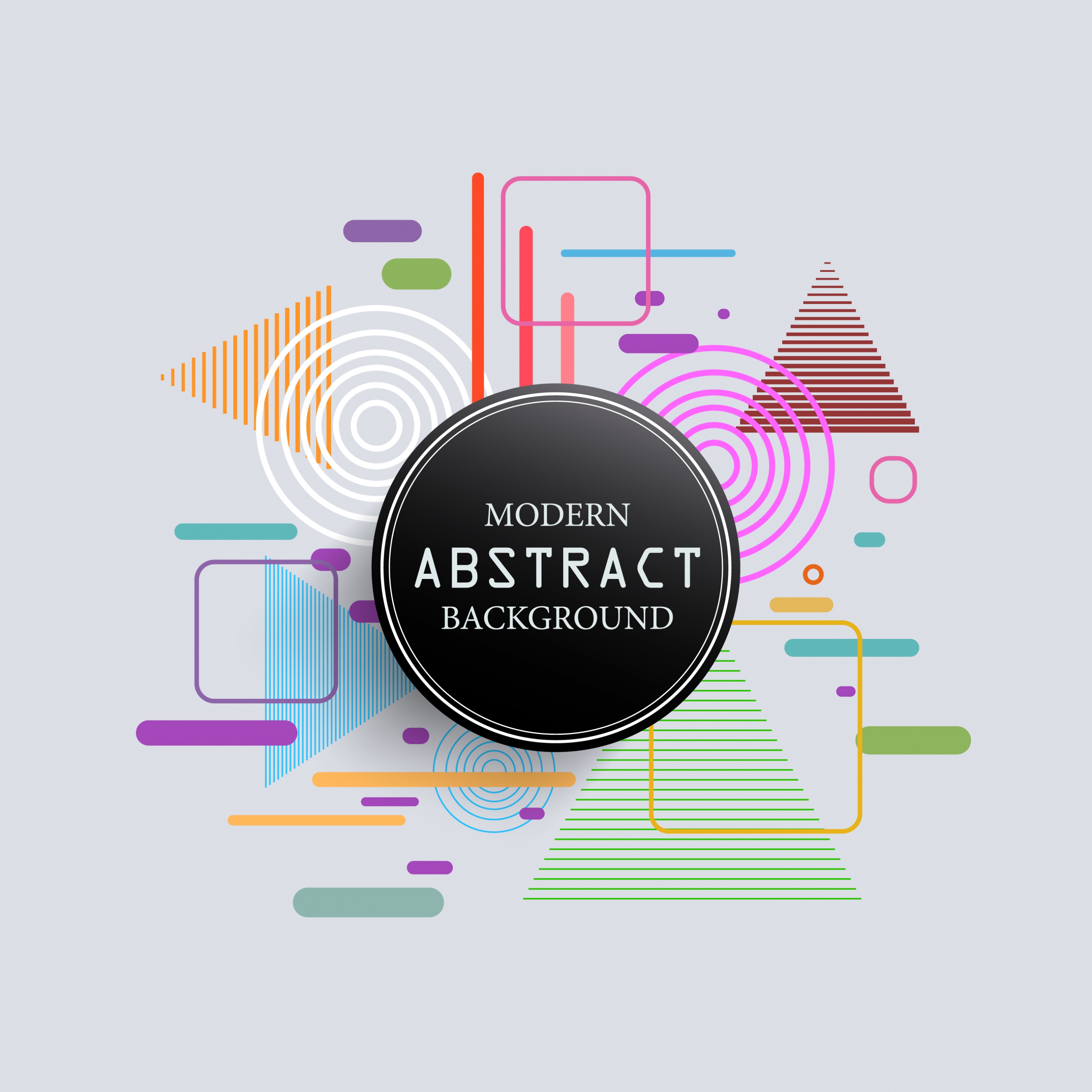 modern abstract background flat geometric design