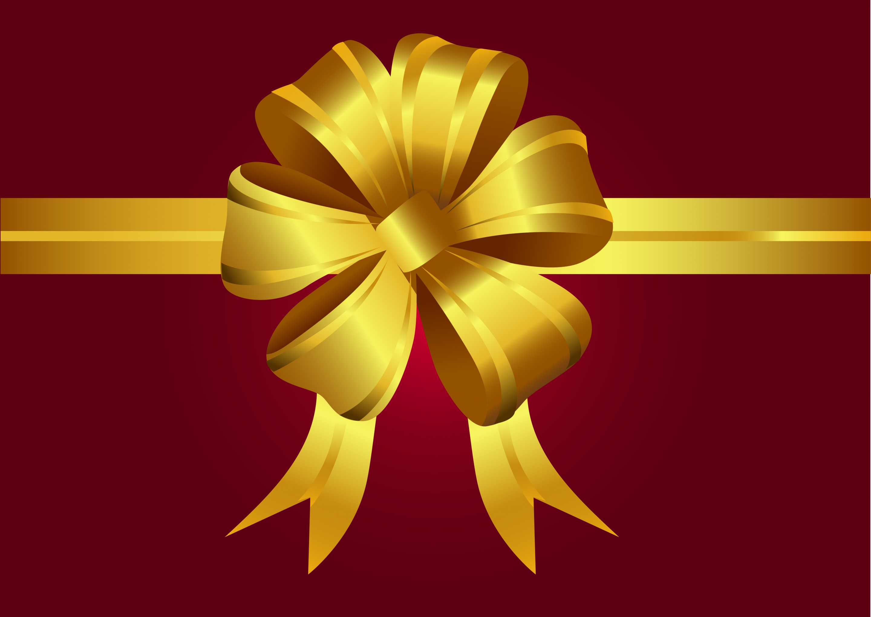 shiny yellow bow icon 3d design