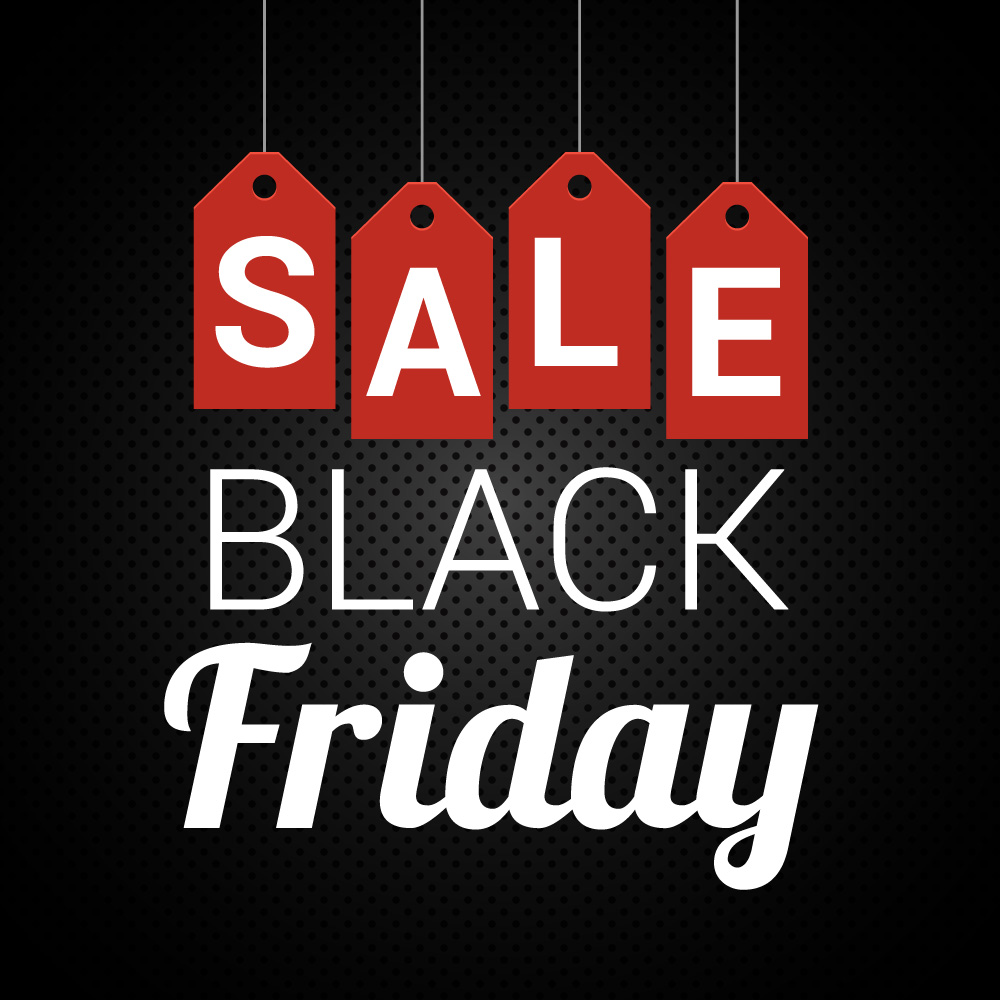 black friday sale tag