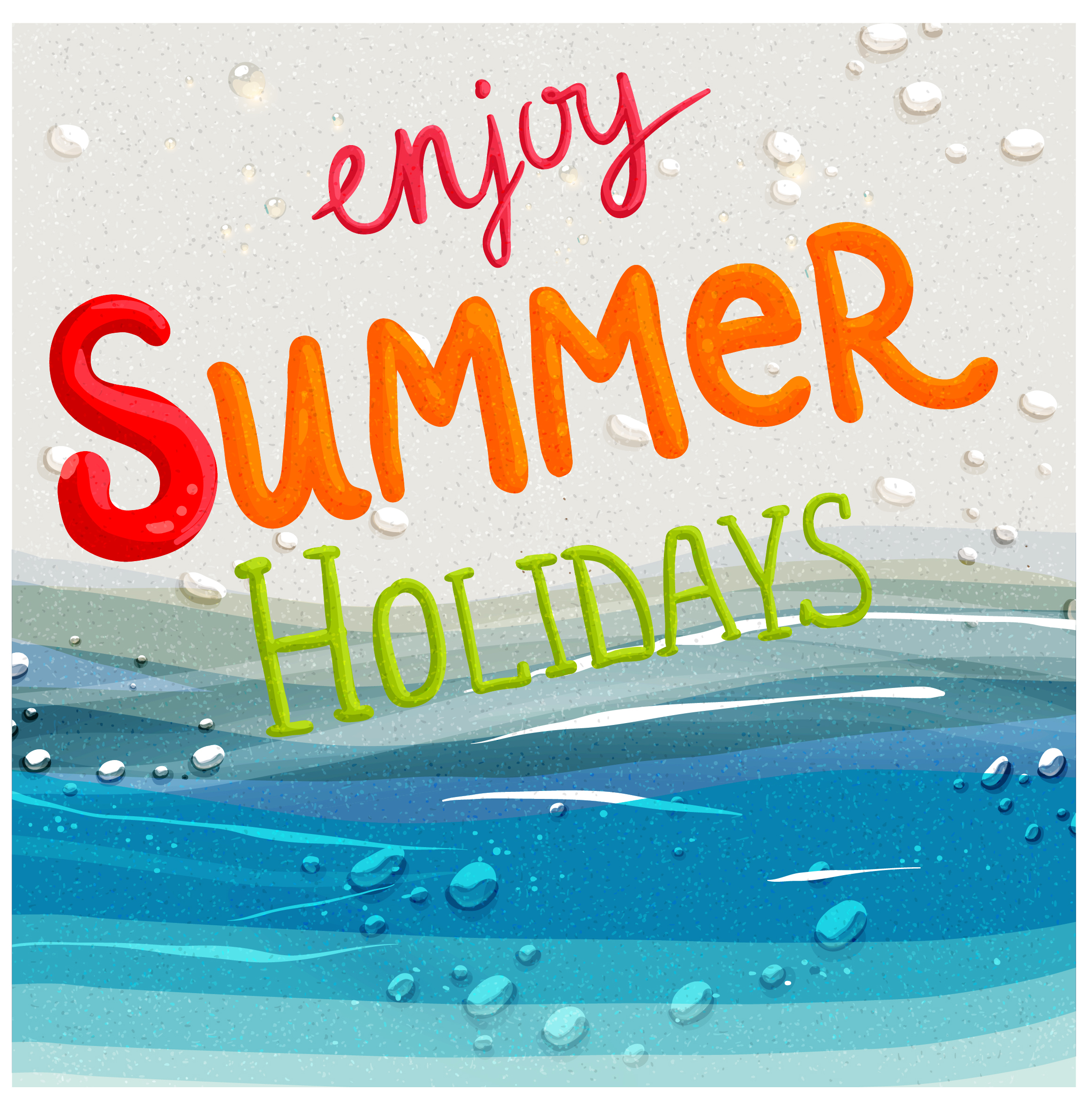 enjoy summer holiday background