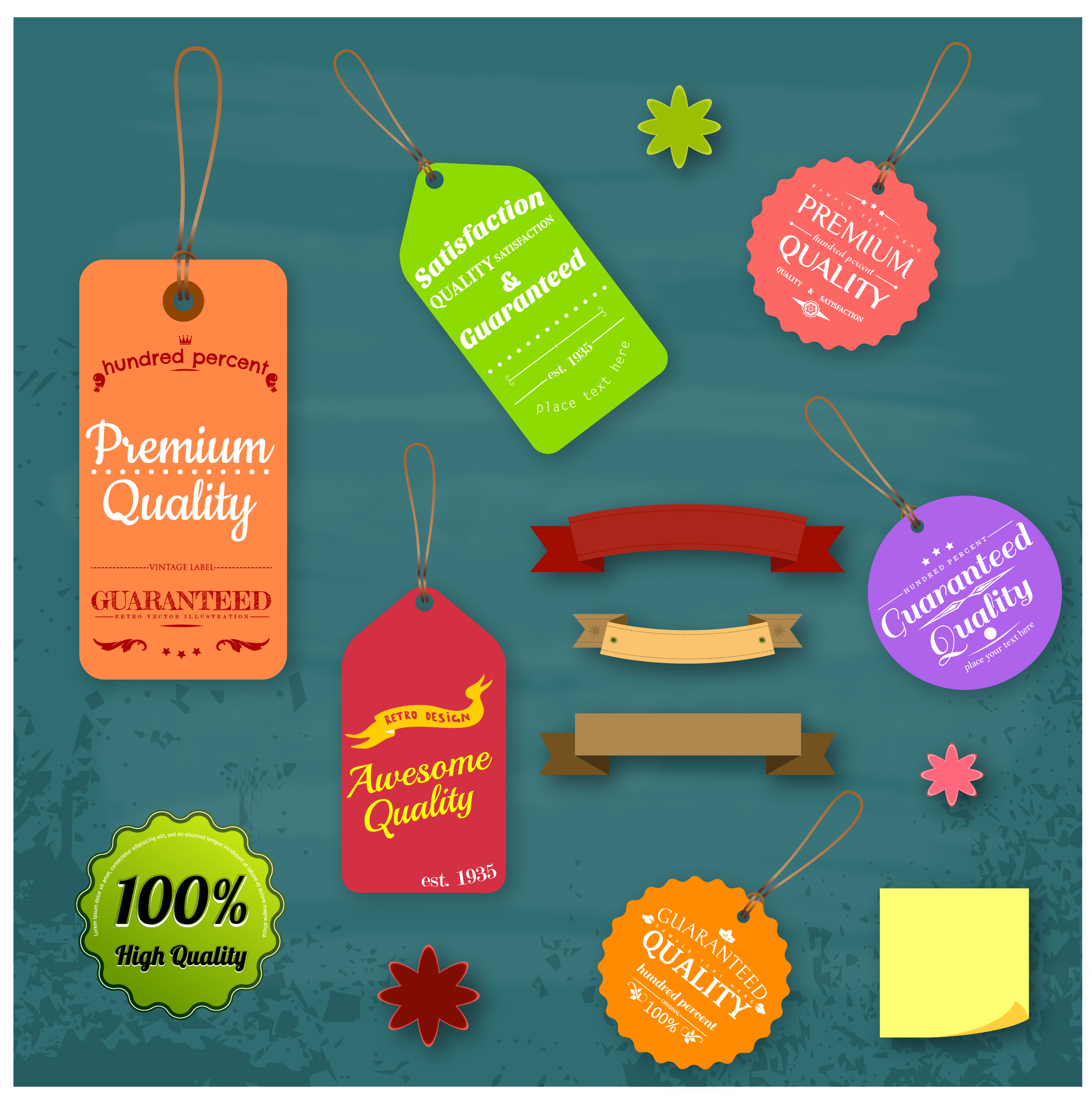 banner and sale tag collections