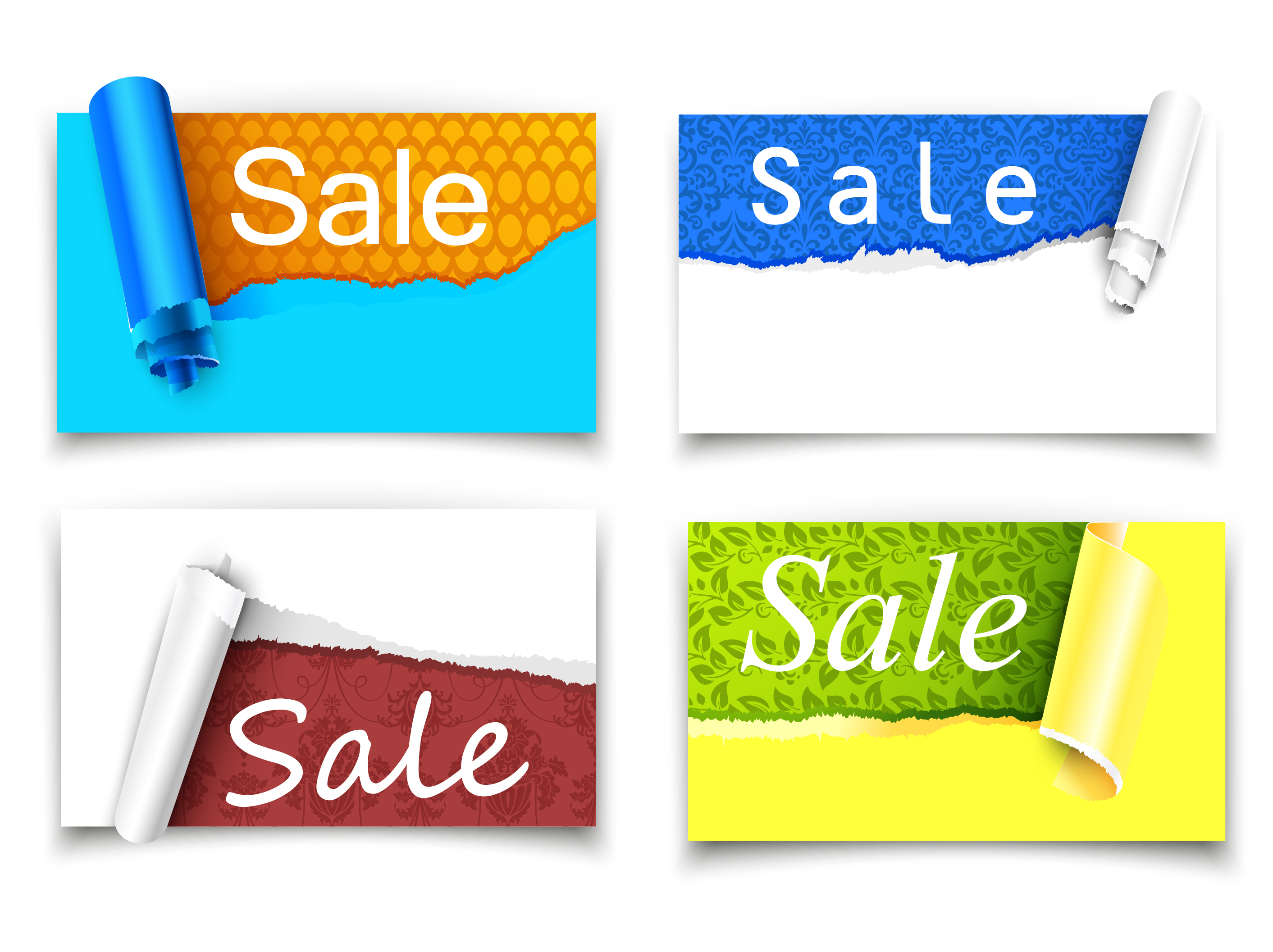 sale paper label