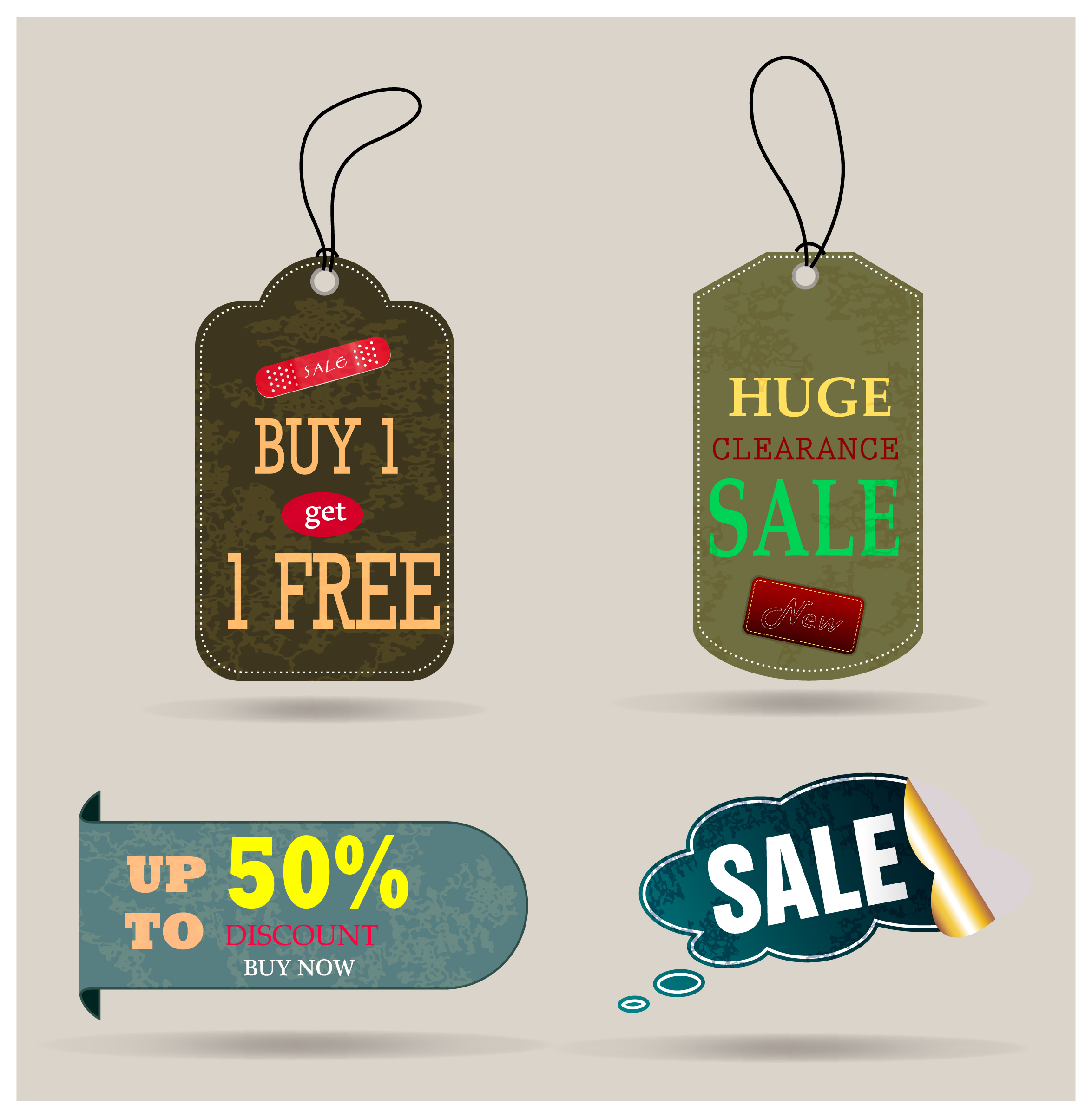 sale tags label badge