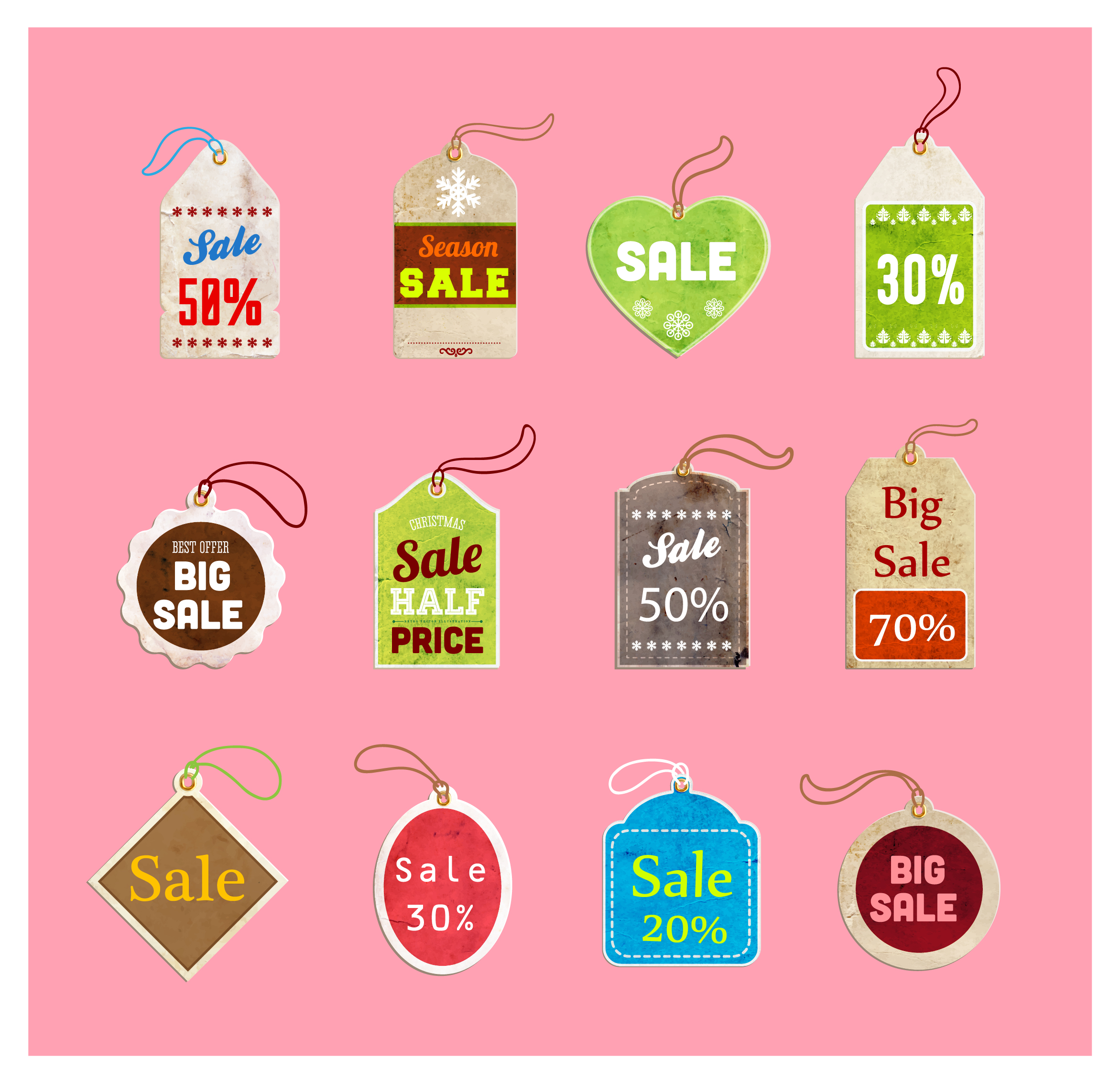 sale off tag collection