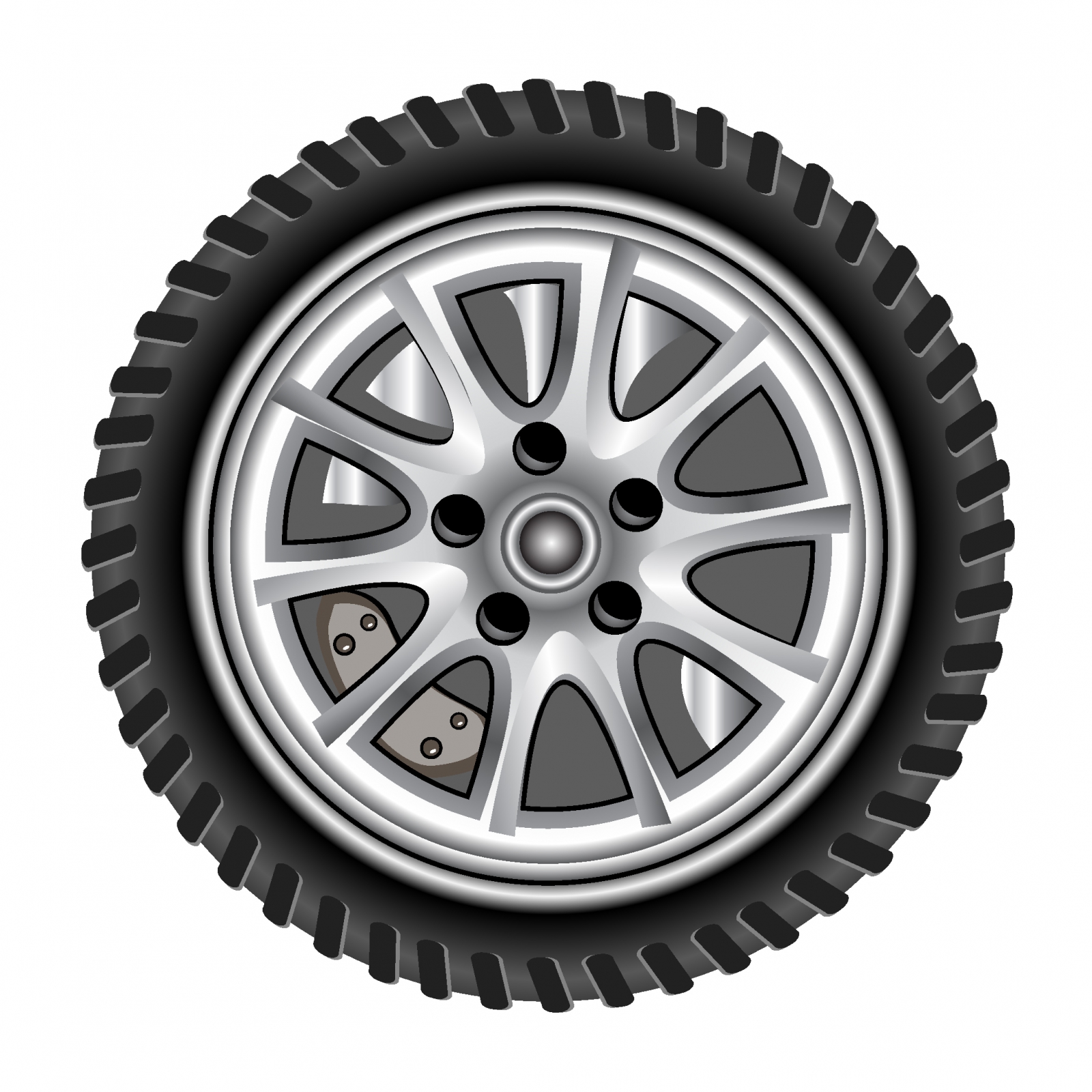 Realistic wheel