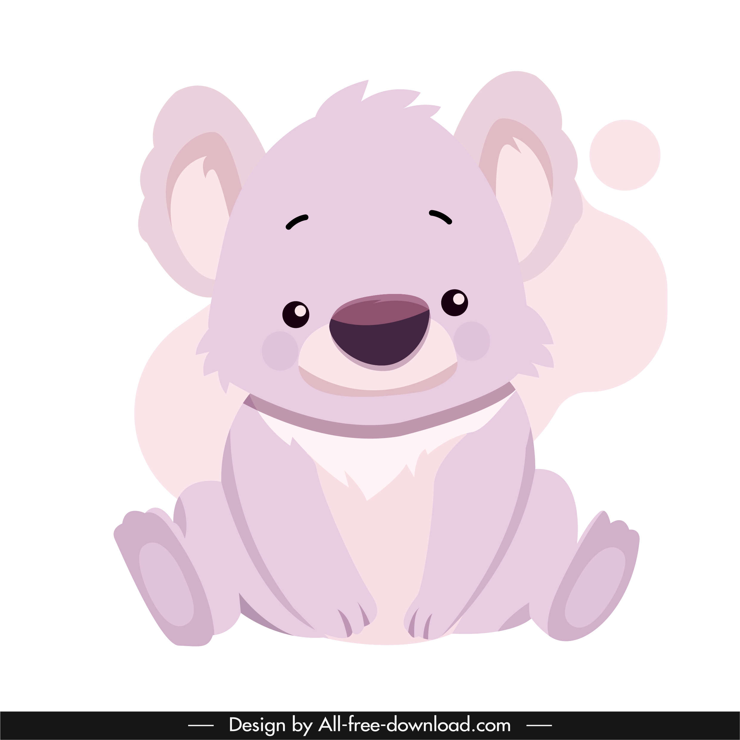 koala icon cute handdrawn cartoon sketch