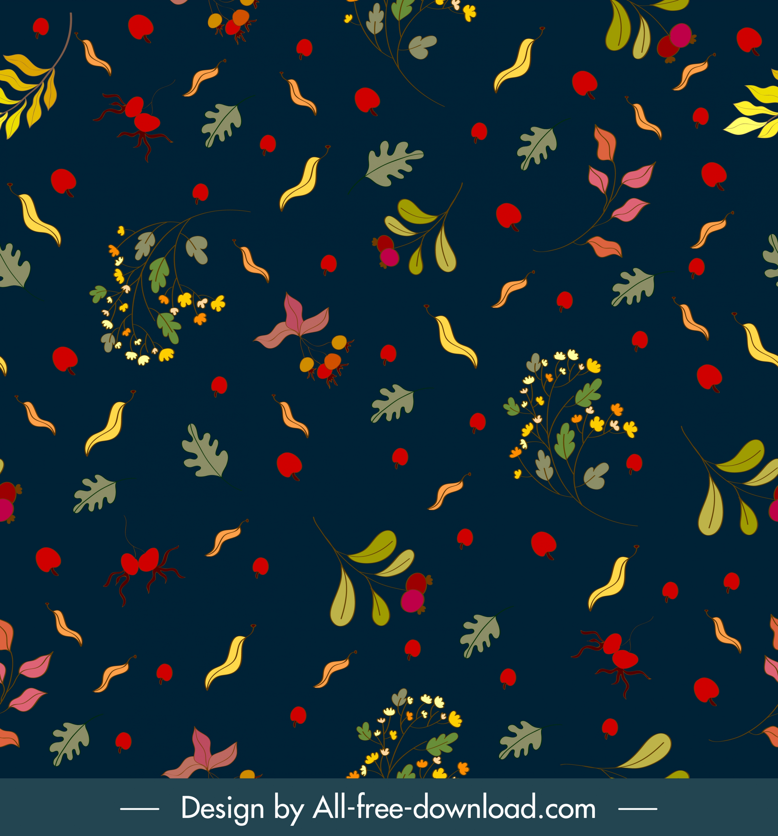 autumn background colorful leaf plant decor