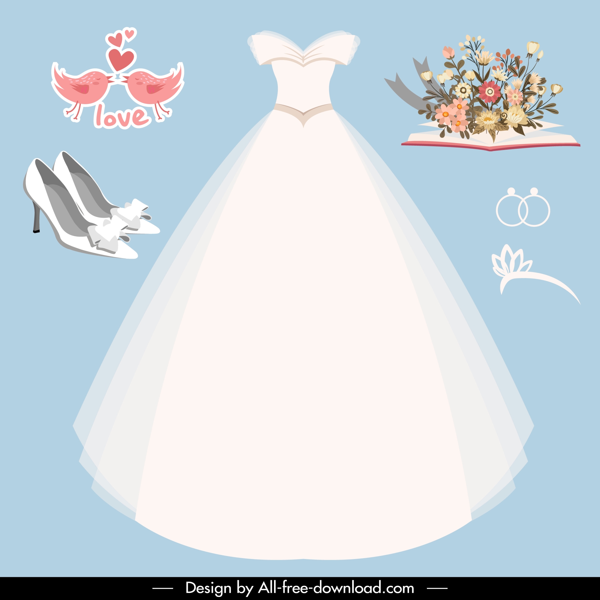  wedding costume design elements elegant objects