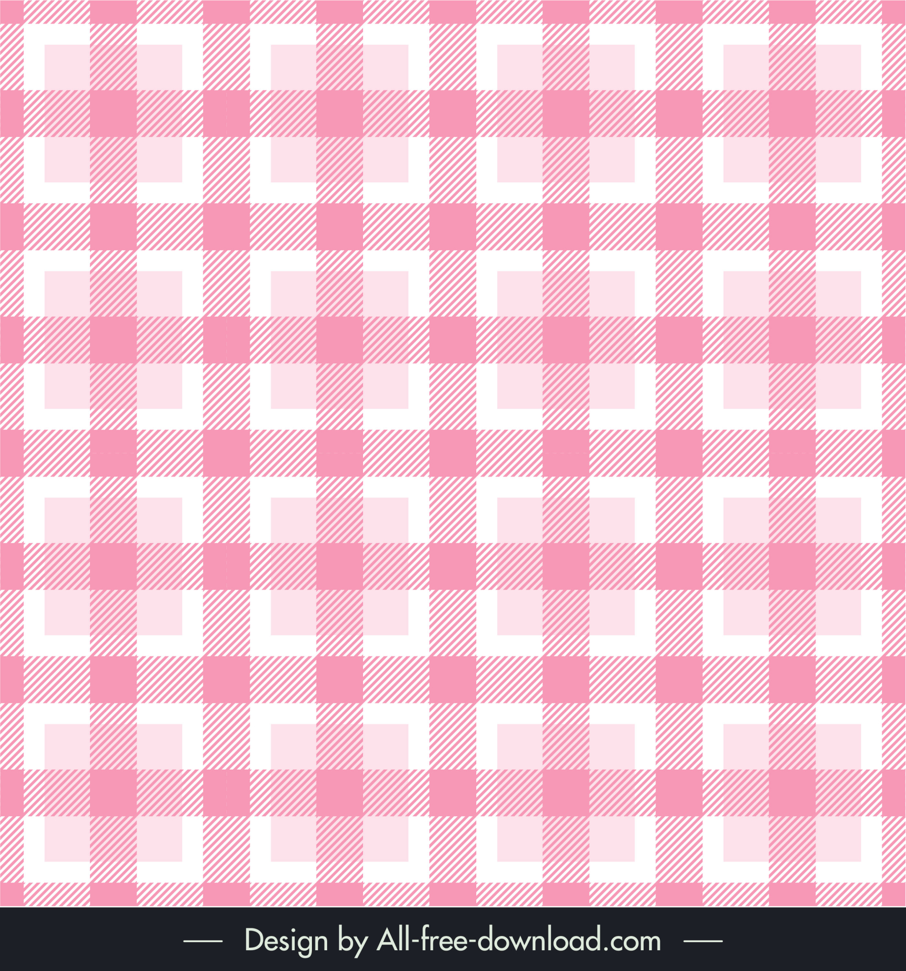 pink gingham pattern template symmetric checkered plaid  