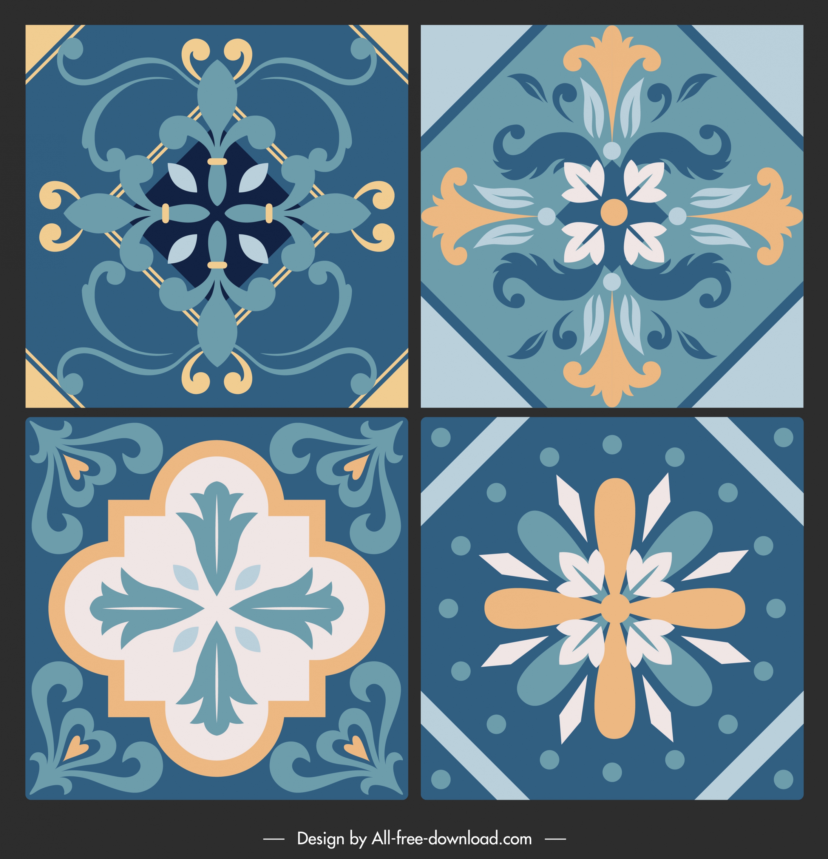 ceramic tile pattern templates elegant classical symmetric shaped