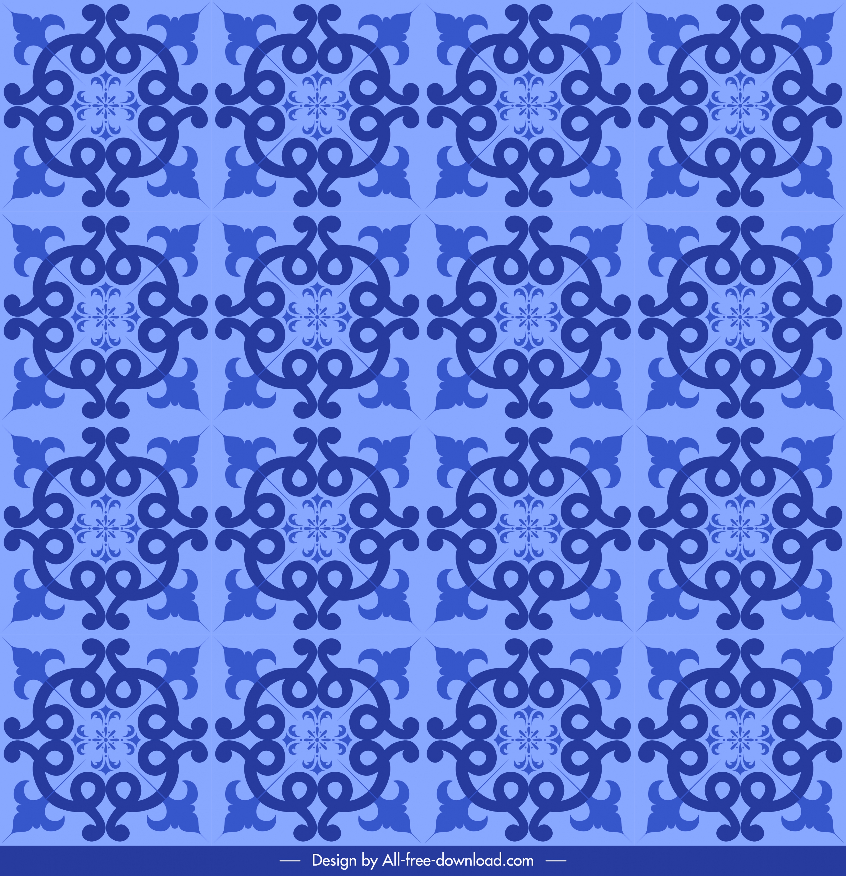 pattern template flat violet symmetrical repeating decor