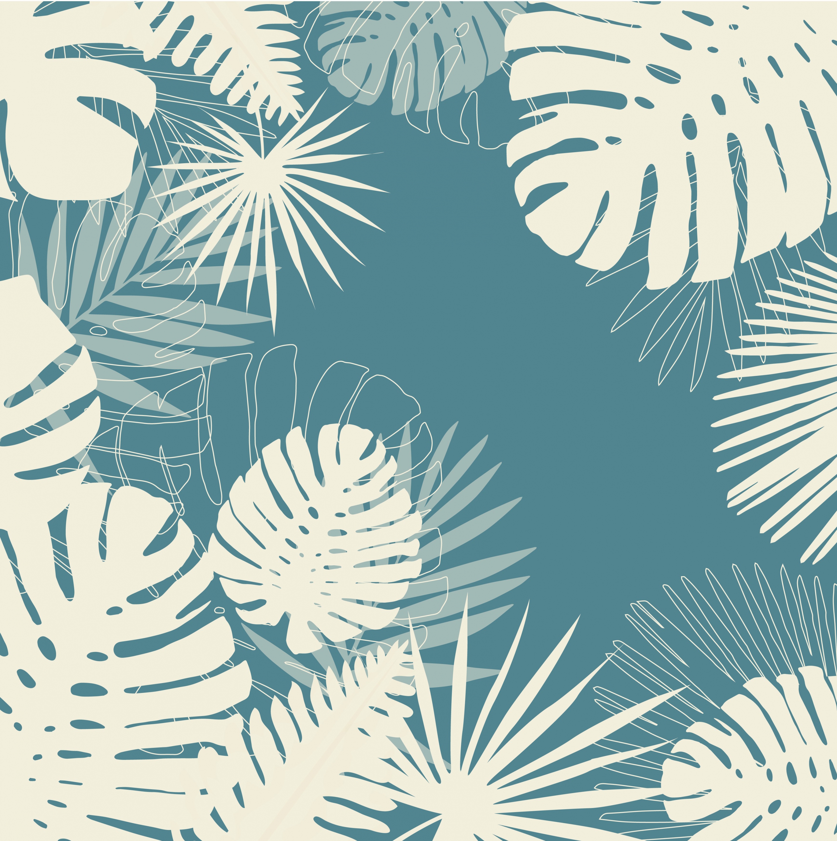 leaves background flat transparent sketch