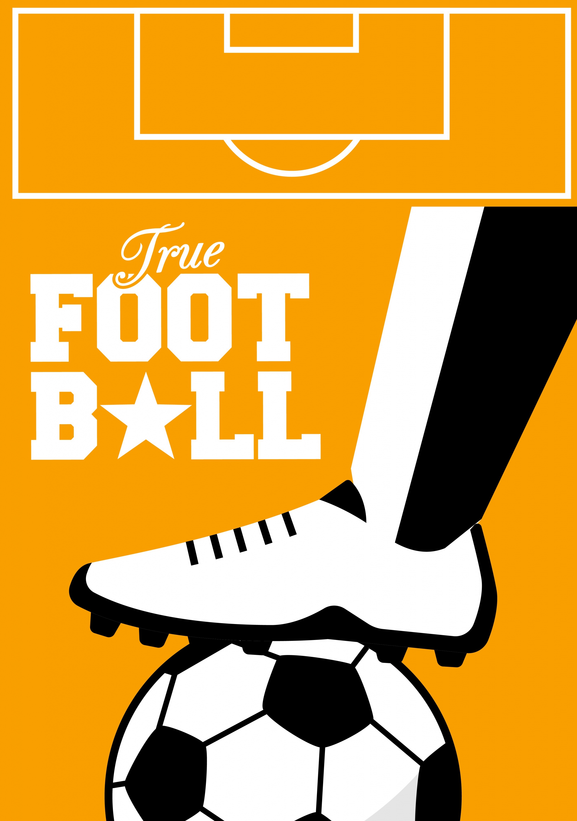 soccer background leg ball icon texts decor