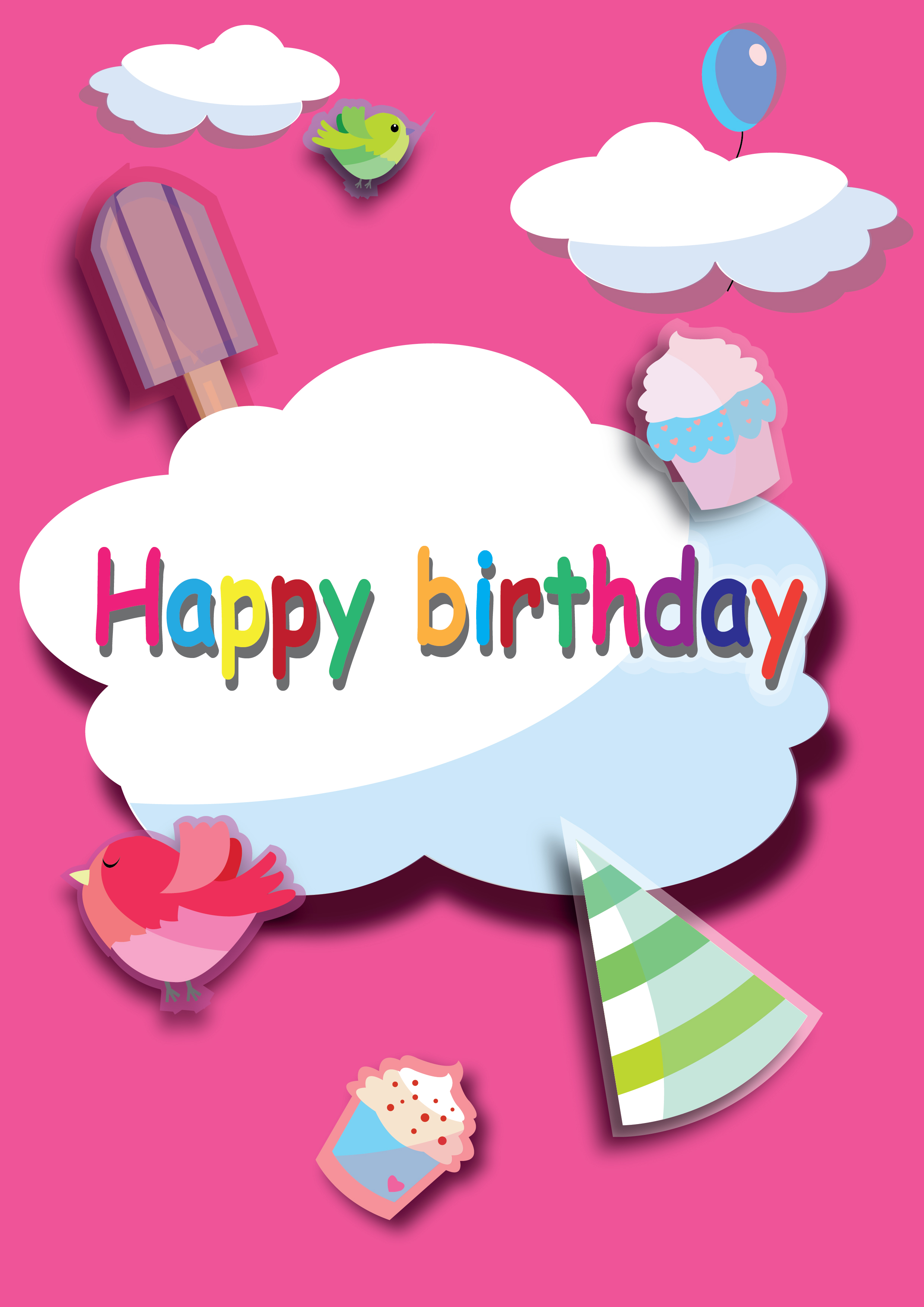 happy birthday poster