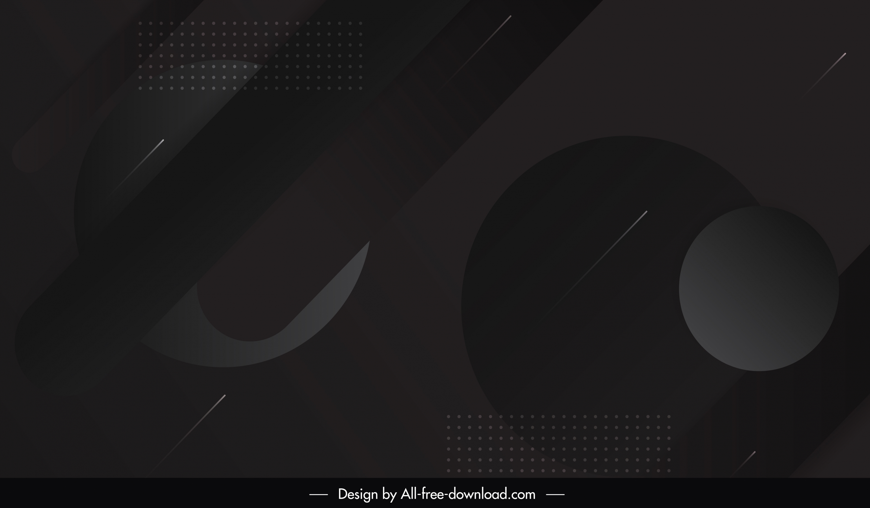 decorative background template modern dark black design