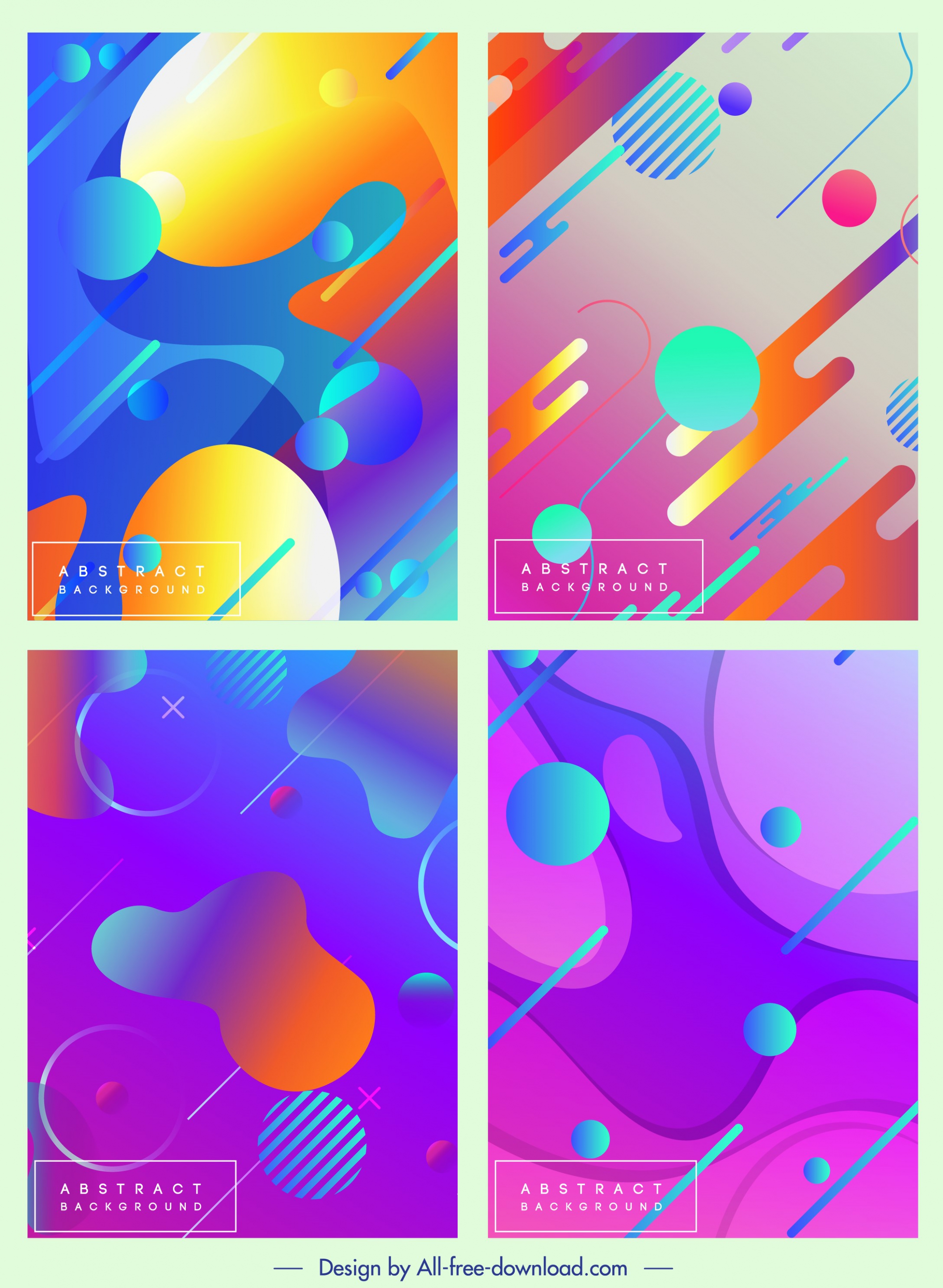 abstract background templates colorful modern geometric decor