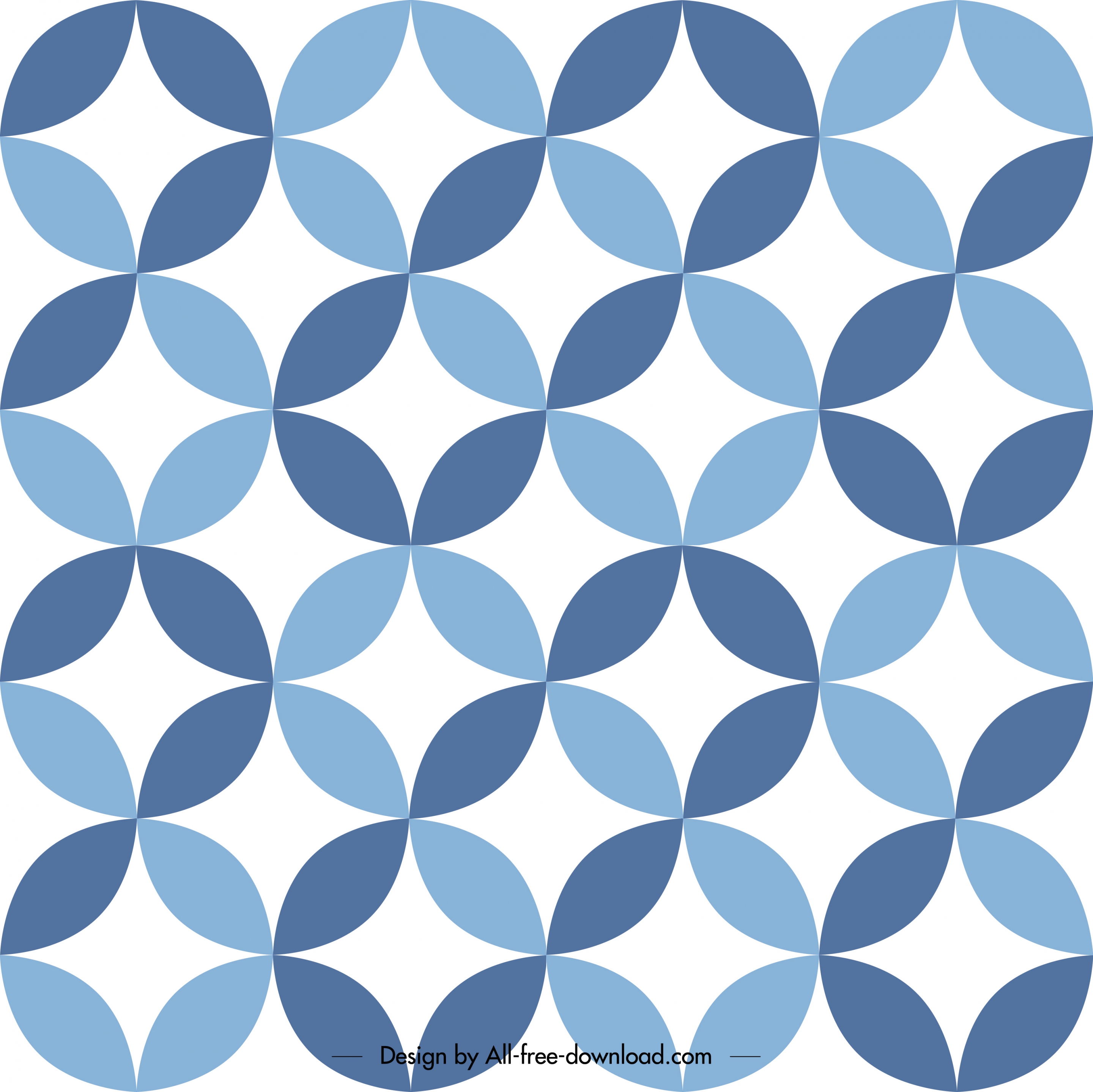 decorative pattern repeating symmetric circles ornament