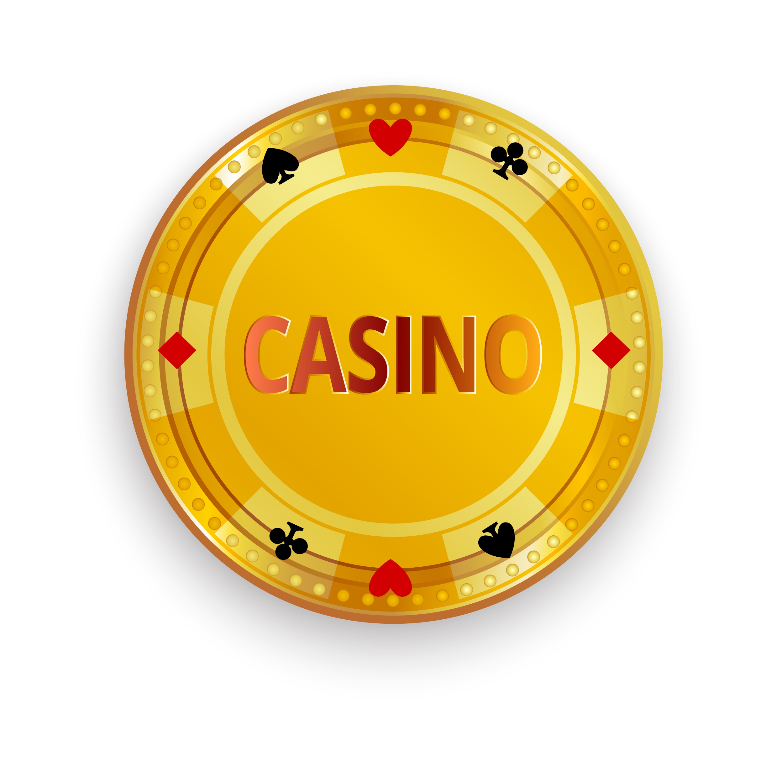 casino background template shiny golden dish icon