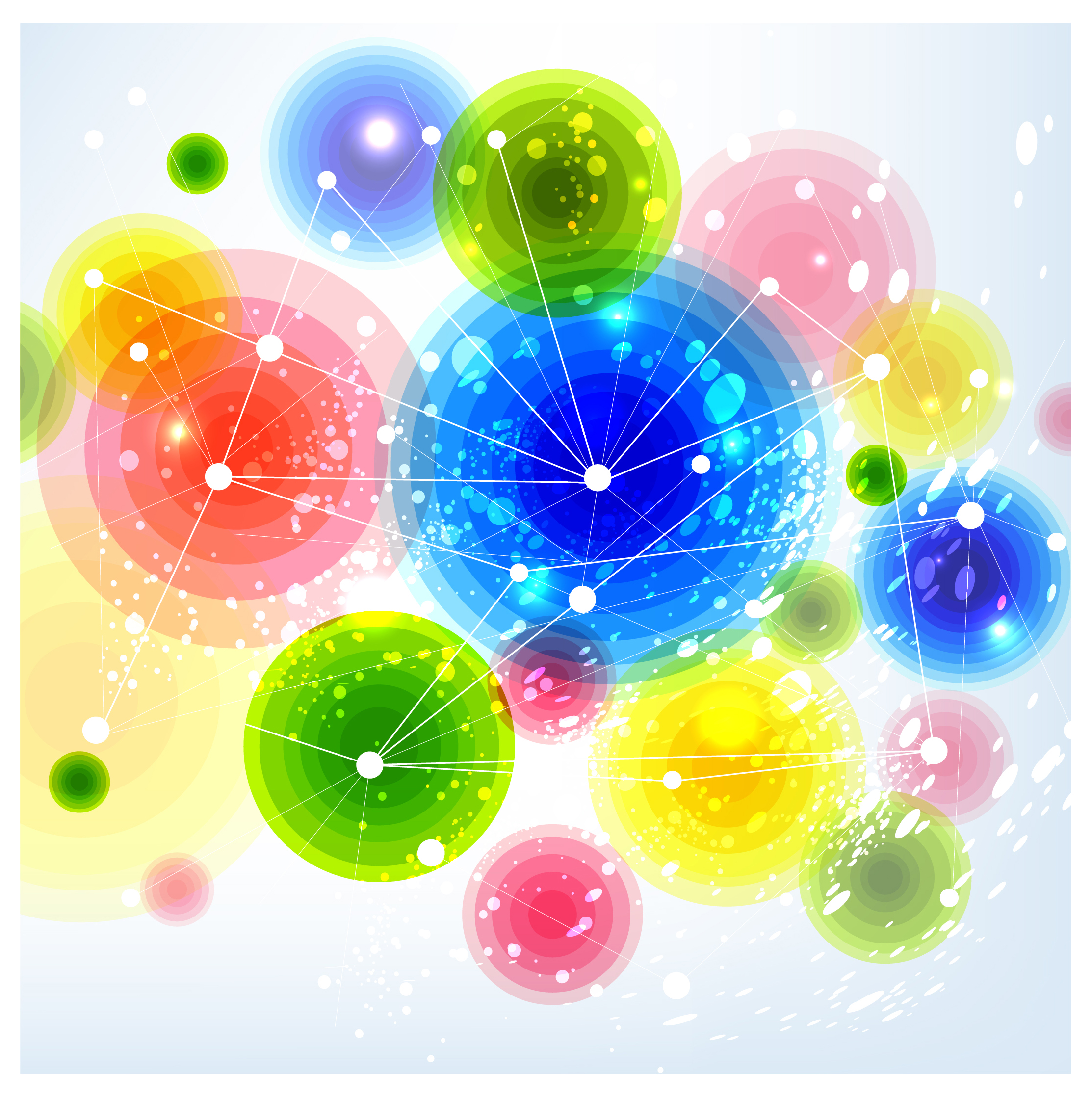 colorful circle abstract background