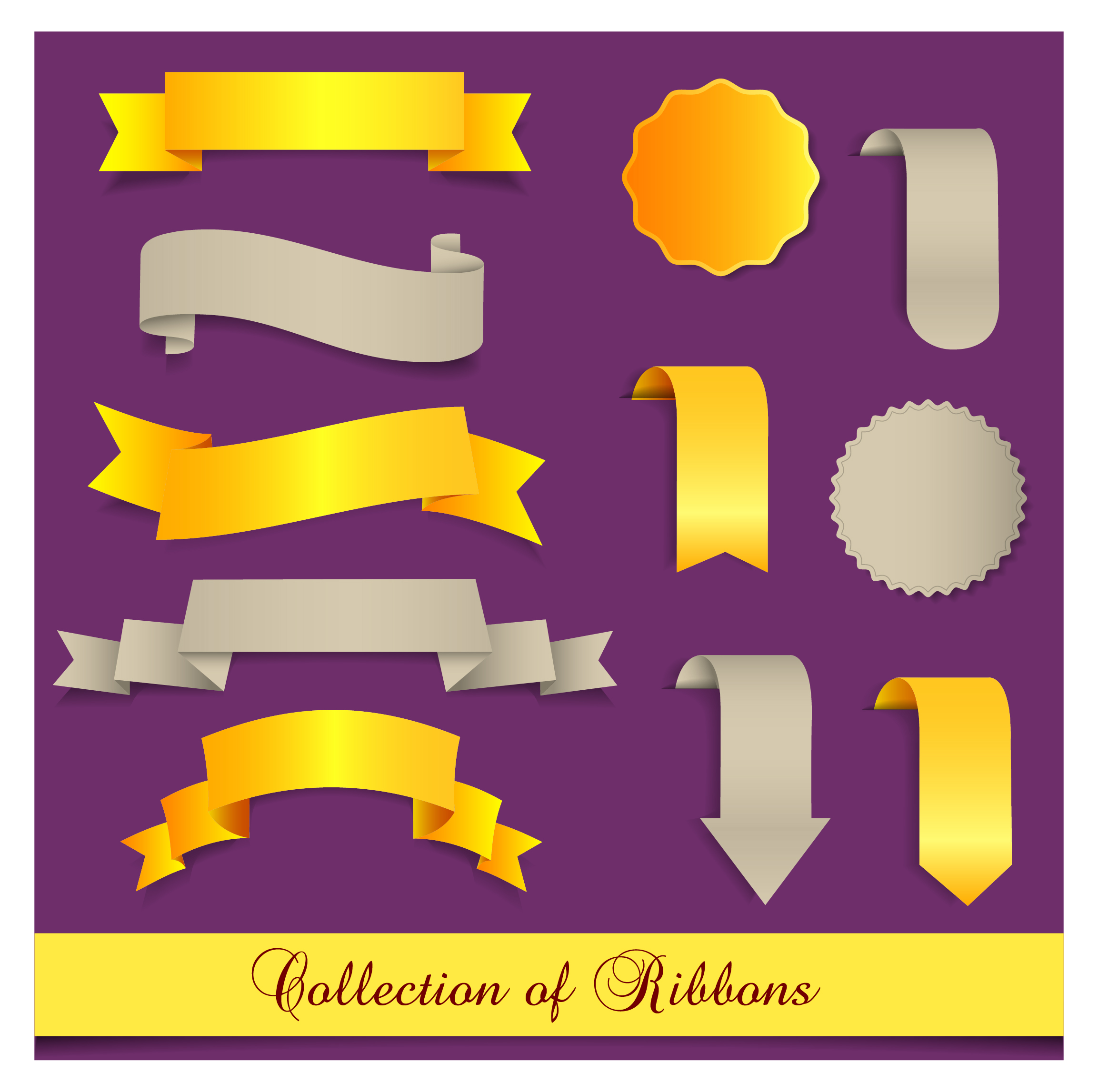 collection of ribbon